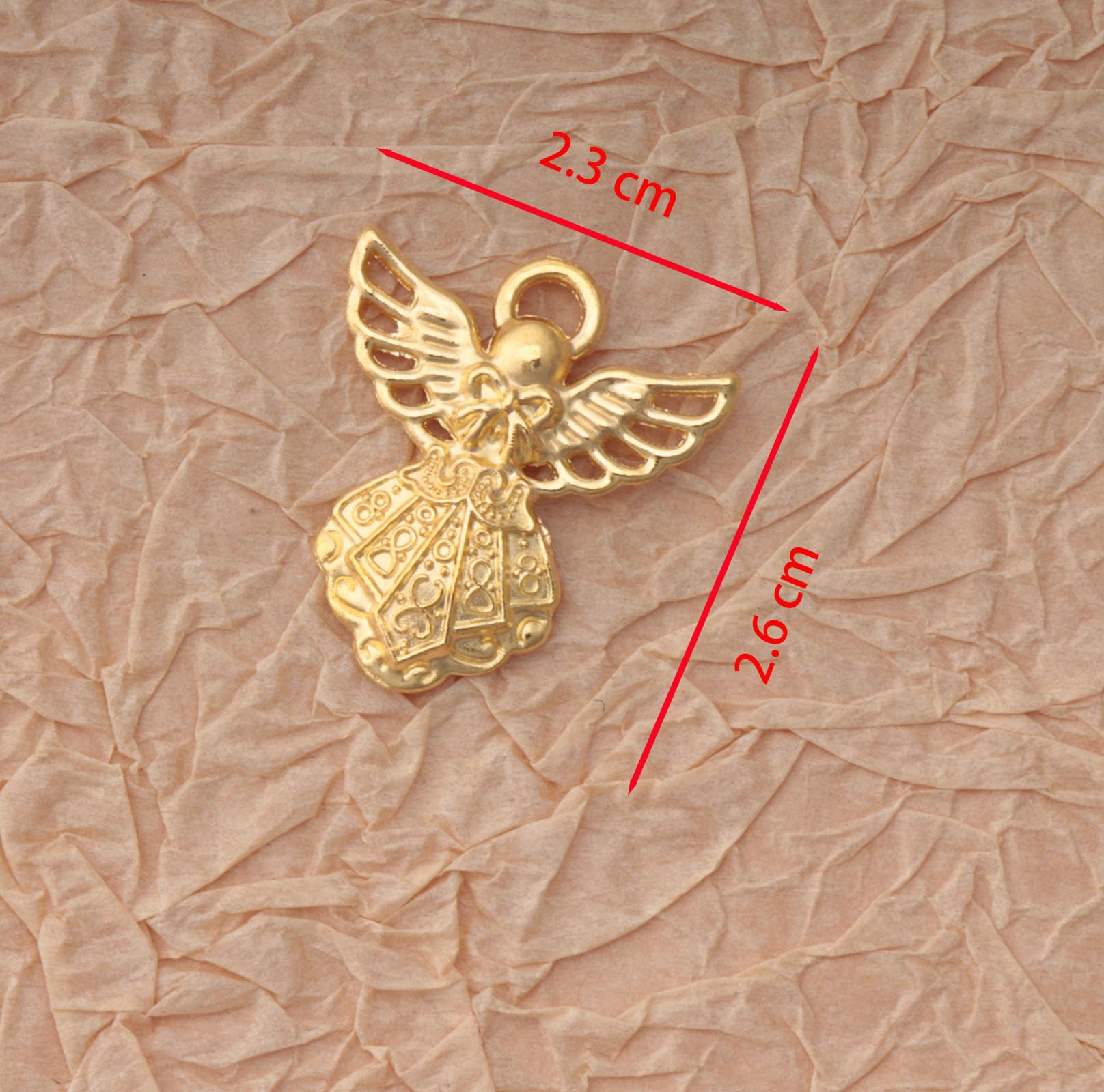 Ruwado 30 Pcs Angel Charms Vintage Silver Metal Cute 26 x 23 mm Vintage Pendants for DIY Jewelry Making Kit Necklace Bracelet Earring Key Chain Crafting Scrapbooking Supplies (Colorful3) 3