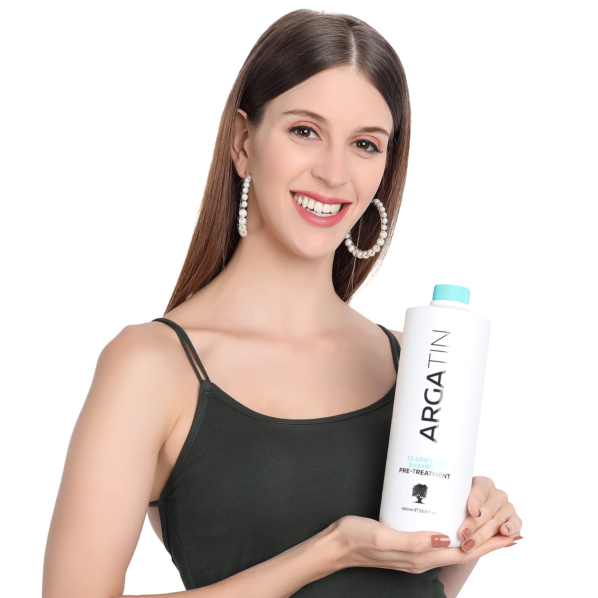 Argatin Clarifying Shampoo Pre-Treatment Shampoo for All Hair Type Straightening and Smoothing and Deep Hair Nourishment 1000Ml 1