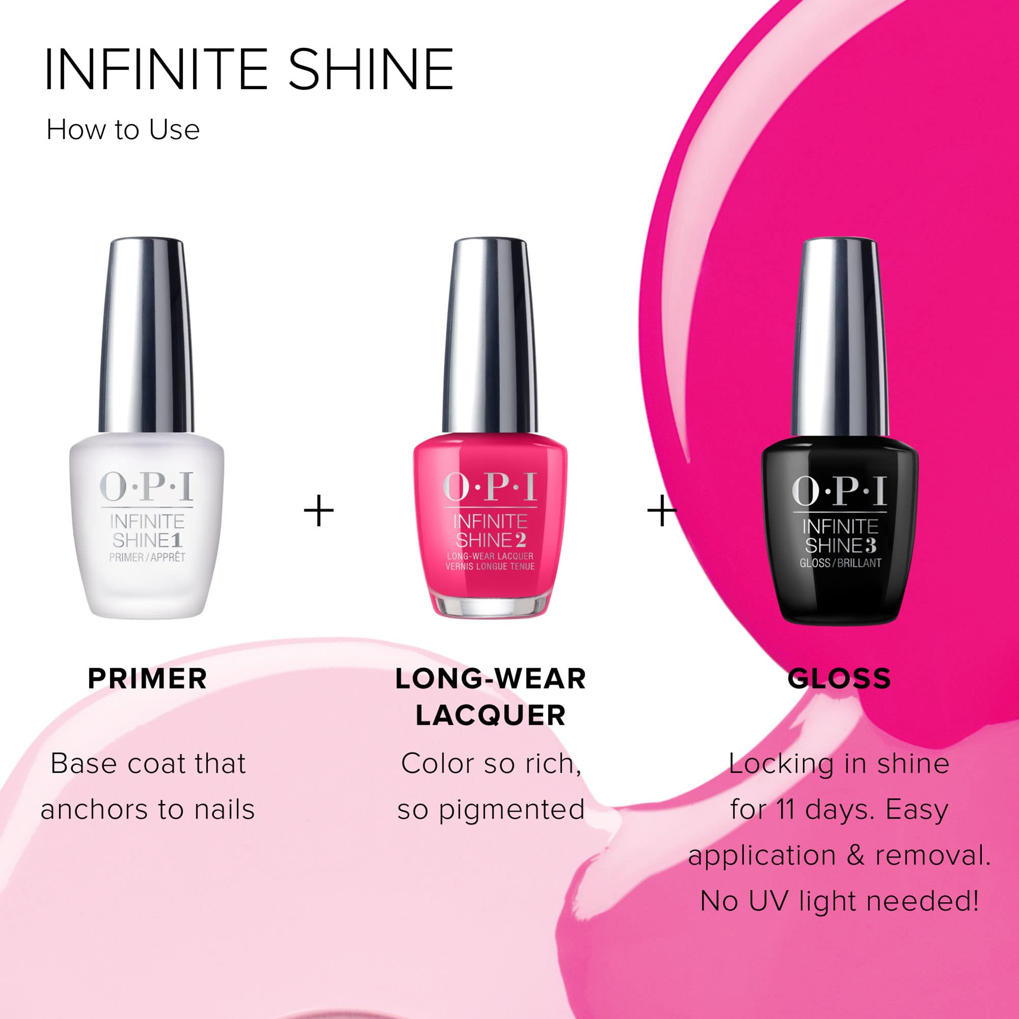 OPI Infinite Shine 2 Long-Wear Lacquer, Dutch Tulips, Pink Long-Lasting Nail Polish, 0.5 fl oz 6