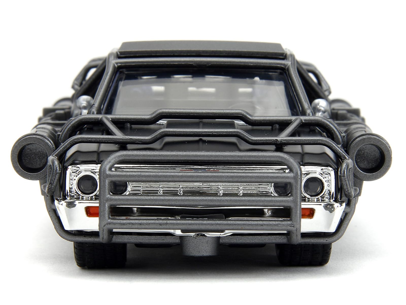 1967 Chevy El Camino with Cannons Matt Black Fast X (2023) Movie Series 1/32 Diecast Model Car by Jada 34733 5