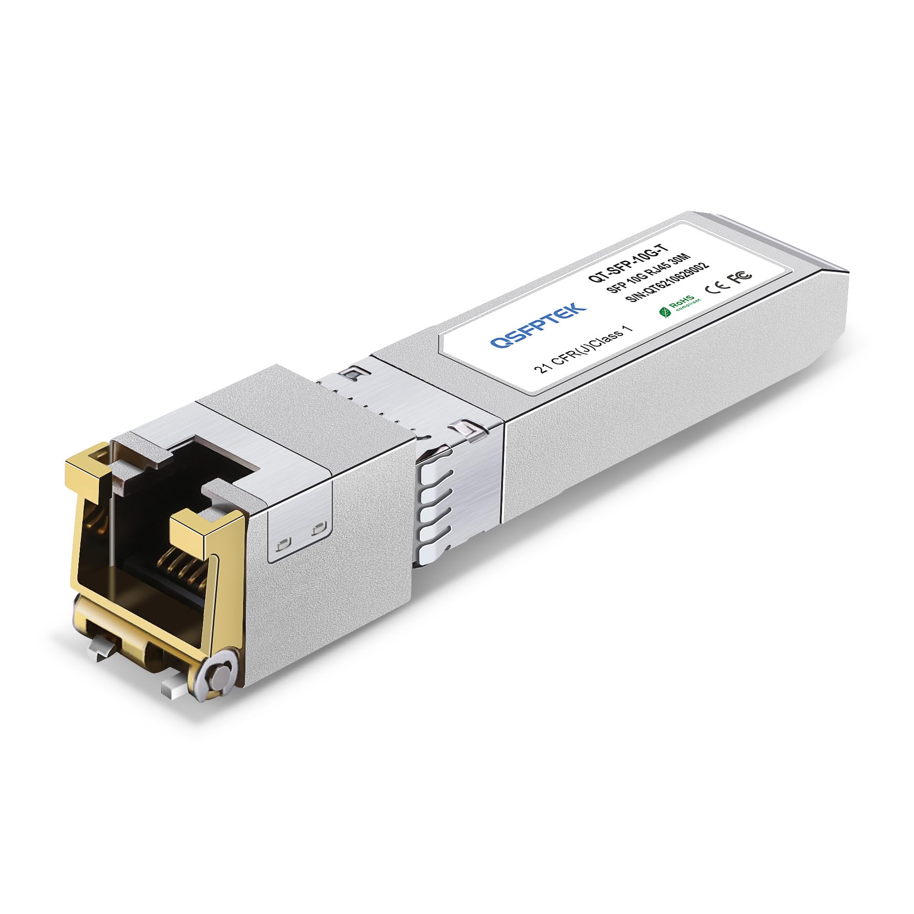 10G SFP+ RJ45 Module, 10Gbe giga Mini-GBIC SFP to rj45 Copper Transceiver, 2*SFP Port Network Card with Broadcom BCM57810S Chipset, 10Gbps Ethernet Adapter, 10GBASE-T Optical to Ethernet for Ubiquiti 3
