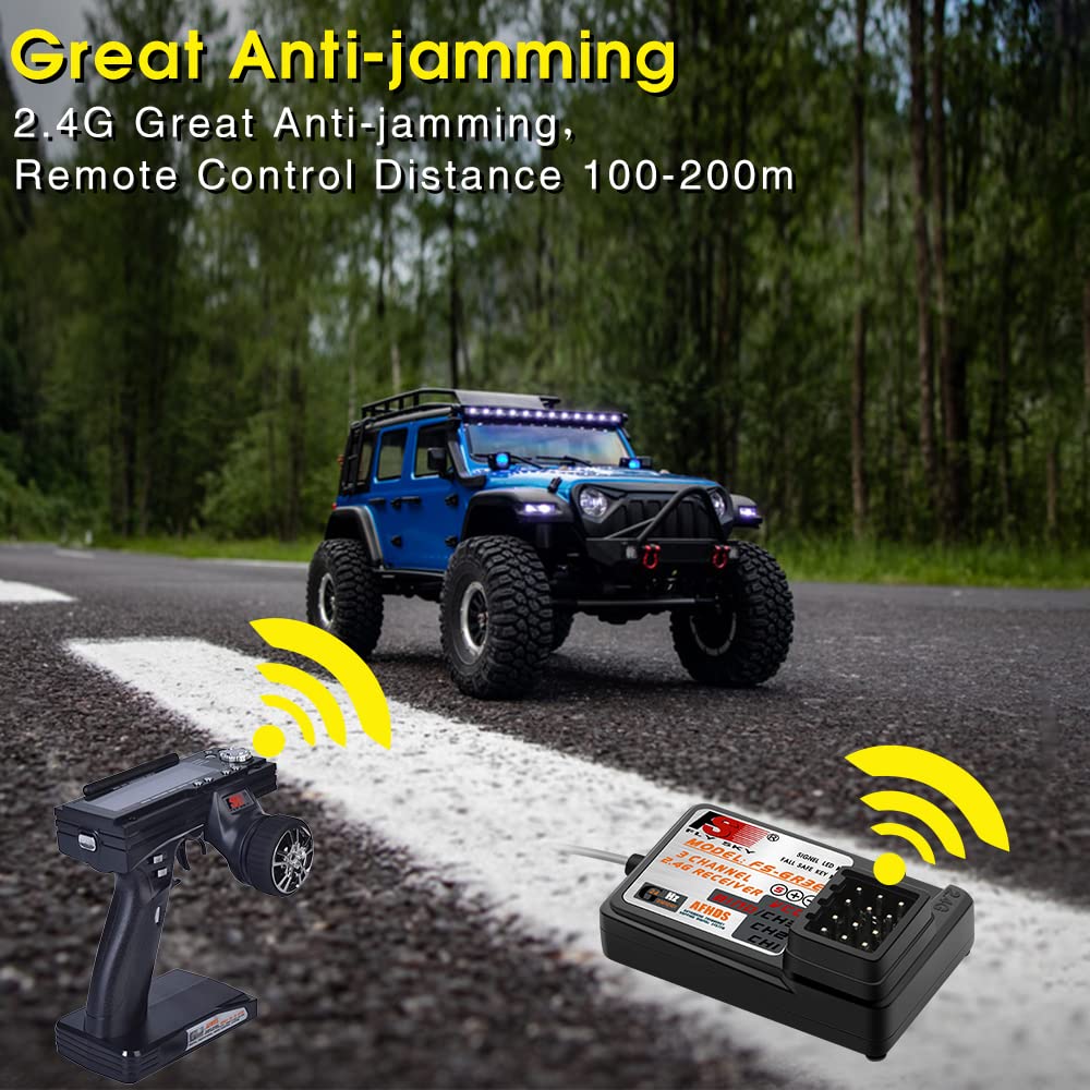 Flysky GR3E Receiver 2.4G FS-GR3E 3CH Receiver for Flysky FS-GT2 FS-GT2B FS-GT3B FS-GT3C FZ-IT4S RC Car Boat (1 Pc) 4