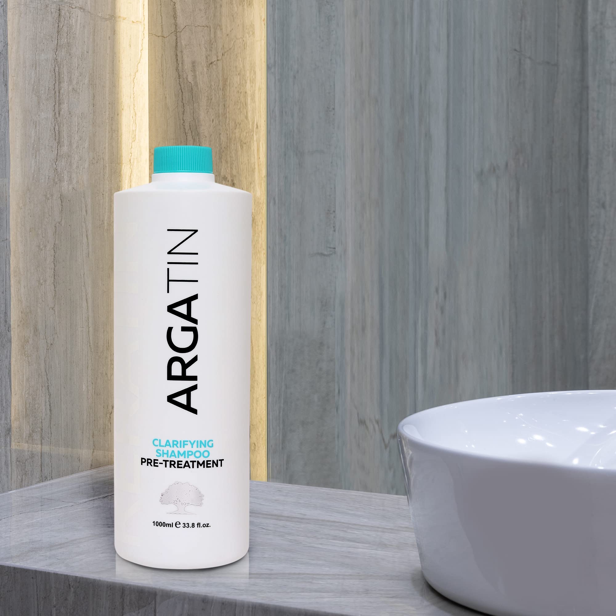 Argatin Clarifying Shampoo Pre-Treatment Shampoo for All Hair Type Straightening and Smoothing and Deep Hair Nourishment 1000Ml 6