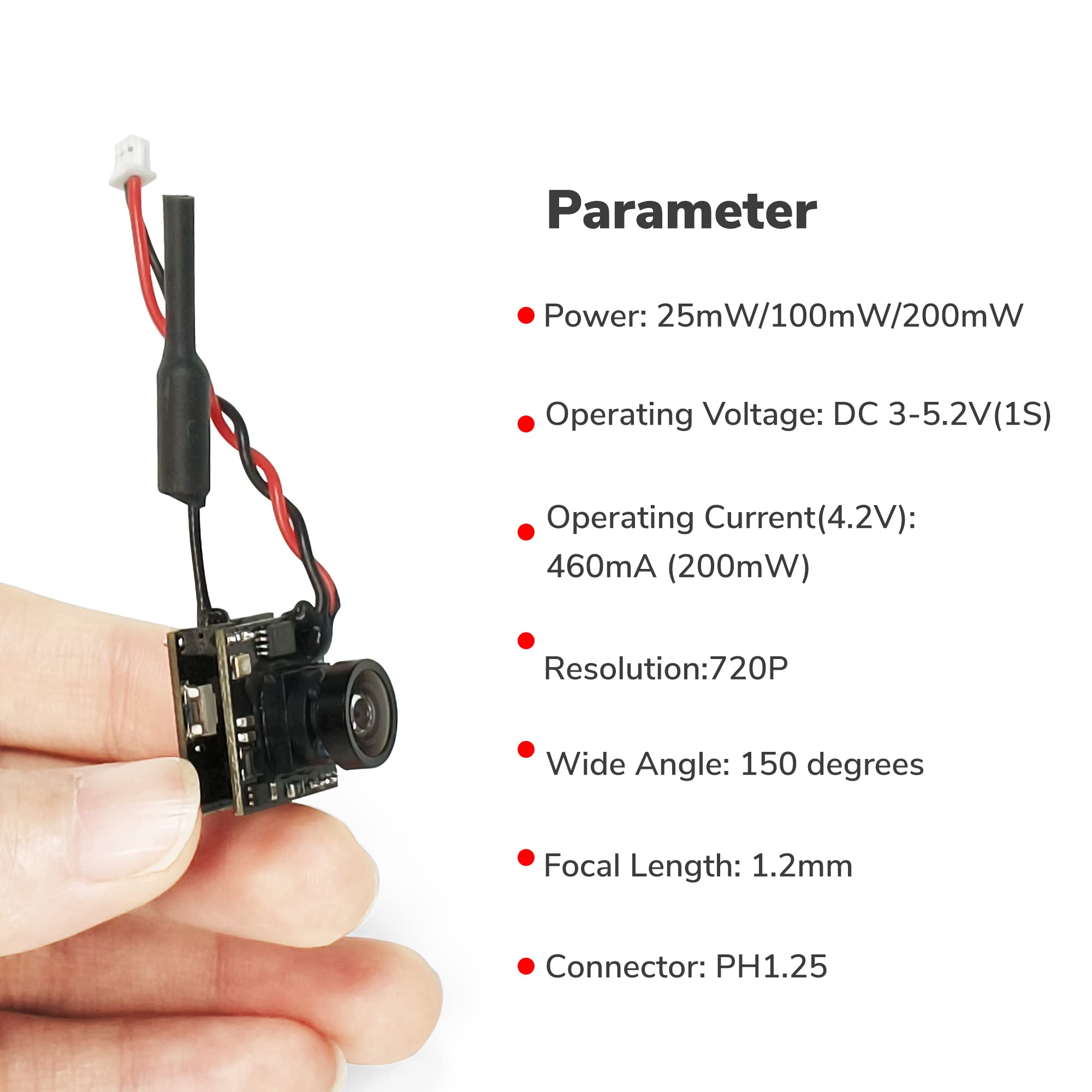 Radiolink 5.8G 48CH Wireless Image Transmission Receiver&5.8G OSD Camera for RC8X Transmitter FPV Display 4