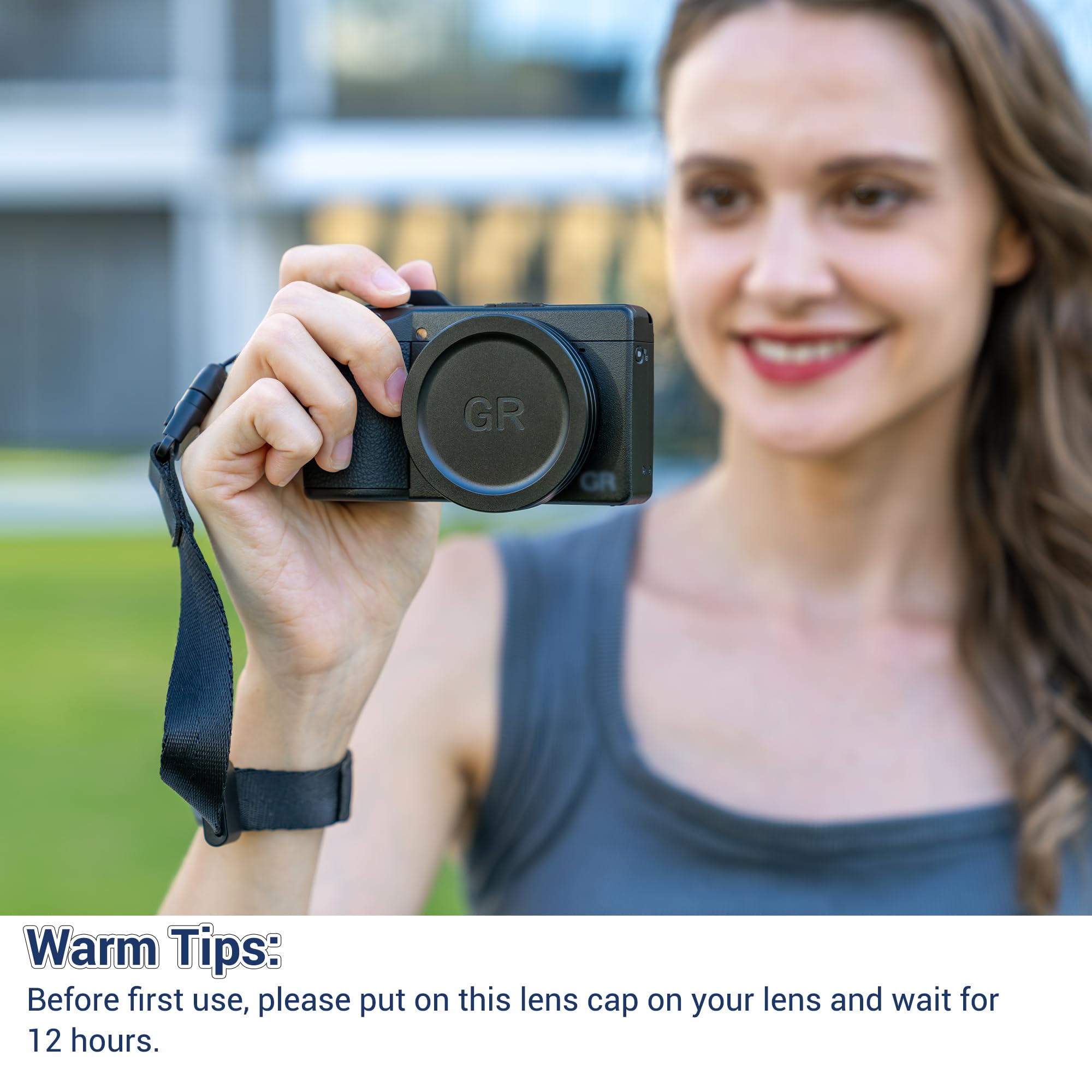 JJC Camera Lens Cap for Ricoh GR IV GRIV GR4 GR IV HDF Monochrome with Soft EVA Interior, Aluminium Durable Lens Protector Cover for GR 4 Digital Camera Accessories, Anti-dust and Scratch-Resistant 5