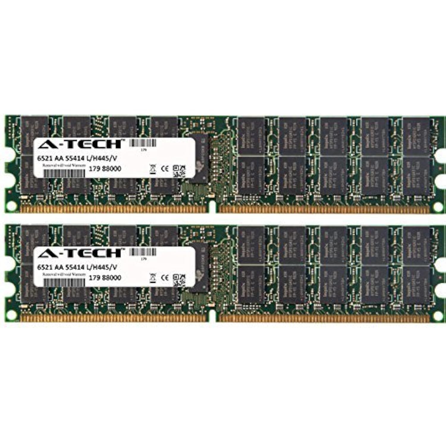 A-Tech 8GB (2x4GB) Server RAM for Dell PowerEdge 1800, 1855, 2800, 2850, 2970, SC1425, SC1435 | DDR2 800MHz ECC RDIMM PC2-6400 2Rx4 Registered DIMM Memory Kit