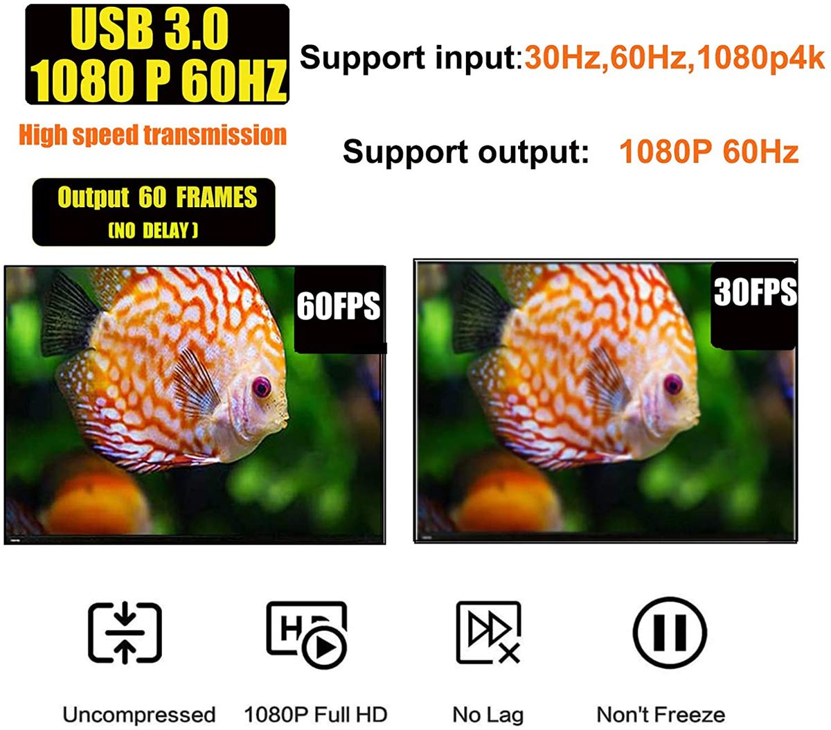 Upgraded Audio Video Capture Cards, 1080p 60fps Capture Card,Ultra High Speed USB 3.0 for Gaming, Streaming Compatible with Nintendo Switch, PS3/4, Xbox One, Twitch, YouTube 6