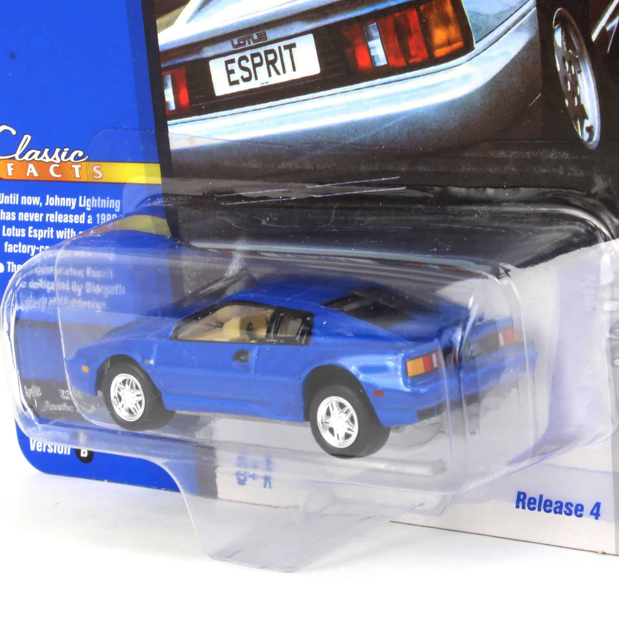 Auto World 1/64 1989 Lotus Espirit (Blue), Classic Gold 2021 Release 4B JLSP188B 4