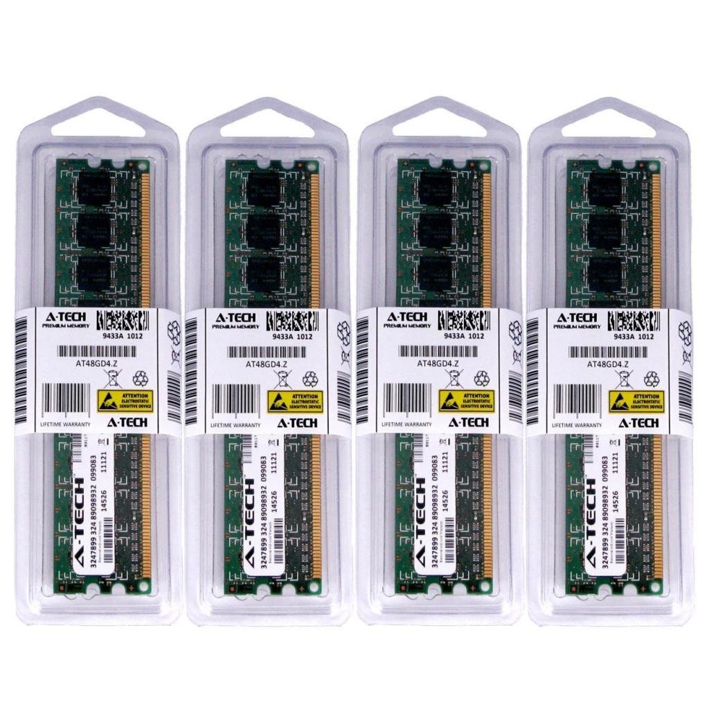 A-Tech 16GB KIT (4 x 4GB) for ASUS ASmobile Essentio CM5571 CM6650 CM6850. DIMM DDR3 Non-ECC PC3-10600 1333MHz RAM Memory.