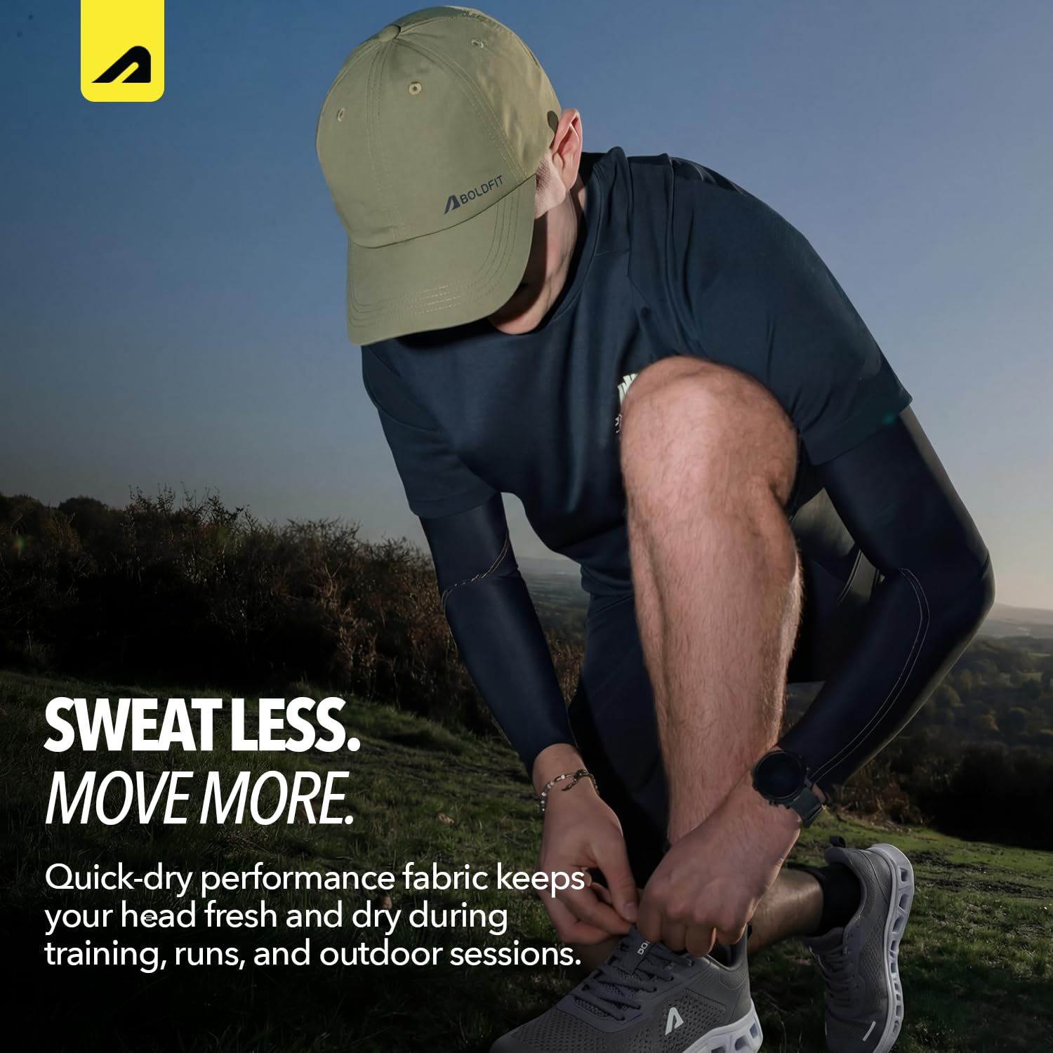 Boldfit Head Caps for Men Unisex Cap for Women Sports Caps for Men - Olive 2