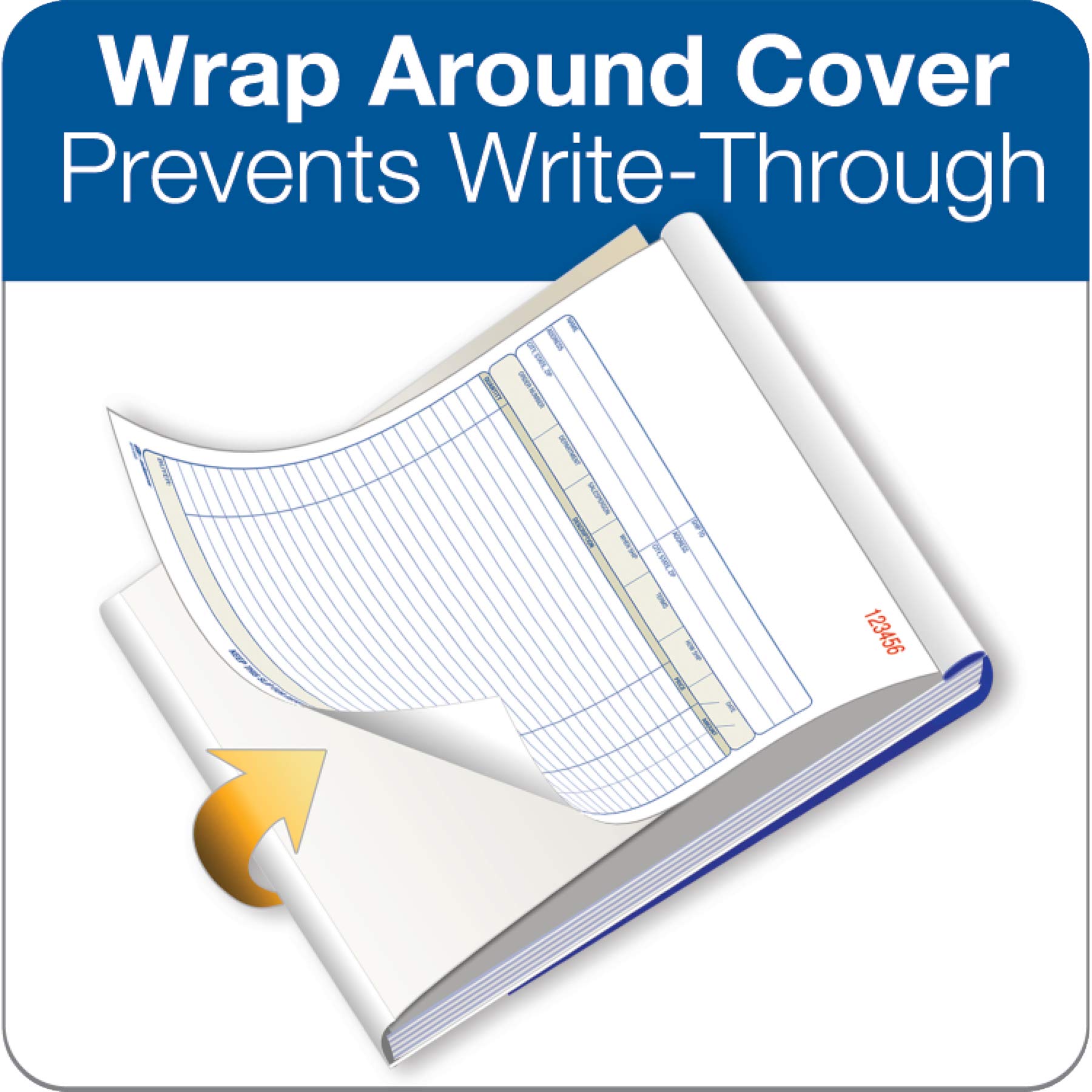 Adams Order Book, 2-Part, Carbonless, White/Canary, 8-3/8 x 10-11/16 Inches, 50 Sets per Book (DC8100) , 1 pack 3