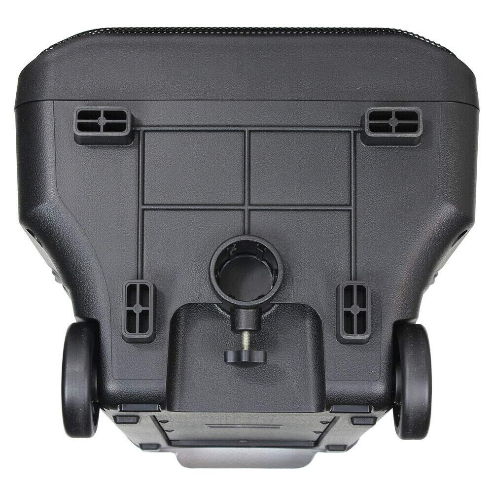 Dolphin SP-1200RBT Portable Party Bluetooh Speaker w/Remote Control and Sound Activated LED Light Show, 12", Long Lasting Battery 4