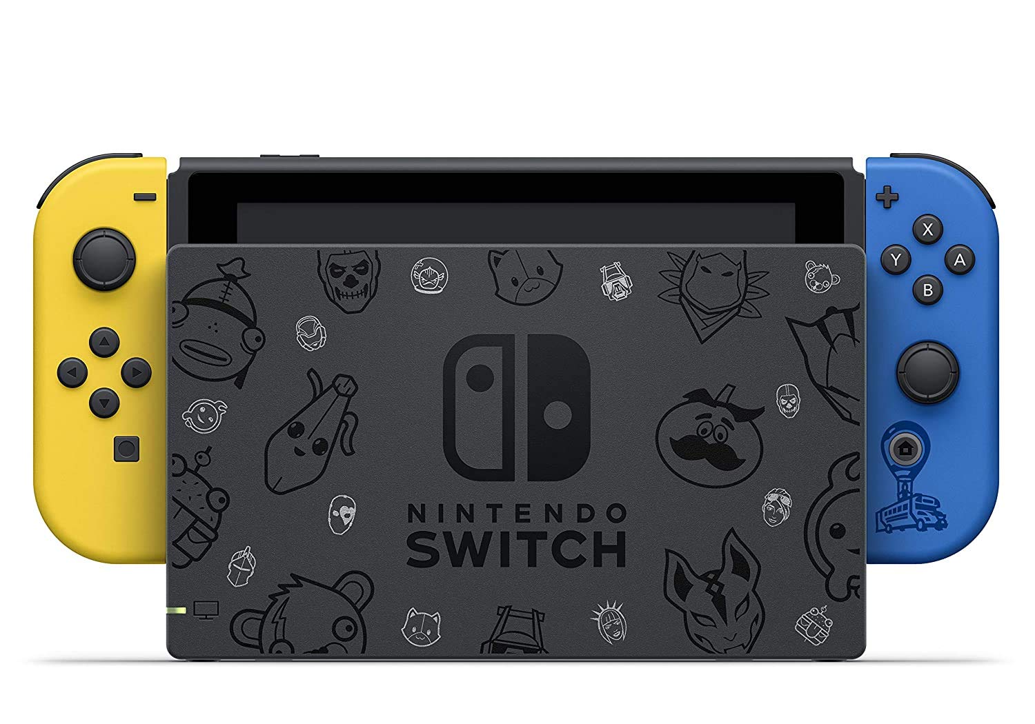 PURTCH Newest Switch w/Yellow & Blue controllers Wildcat Bundle(2000 V-Bucks and Code for Wildcat Bundle Included), 6.2" Touchscreen LCD Display, 802.11AC WiFi, Bluetooth 4 6