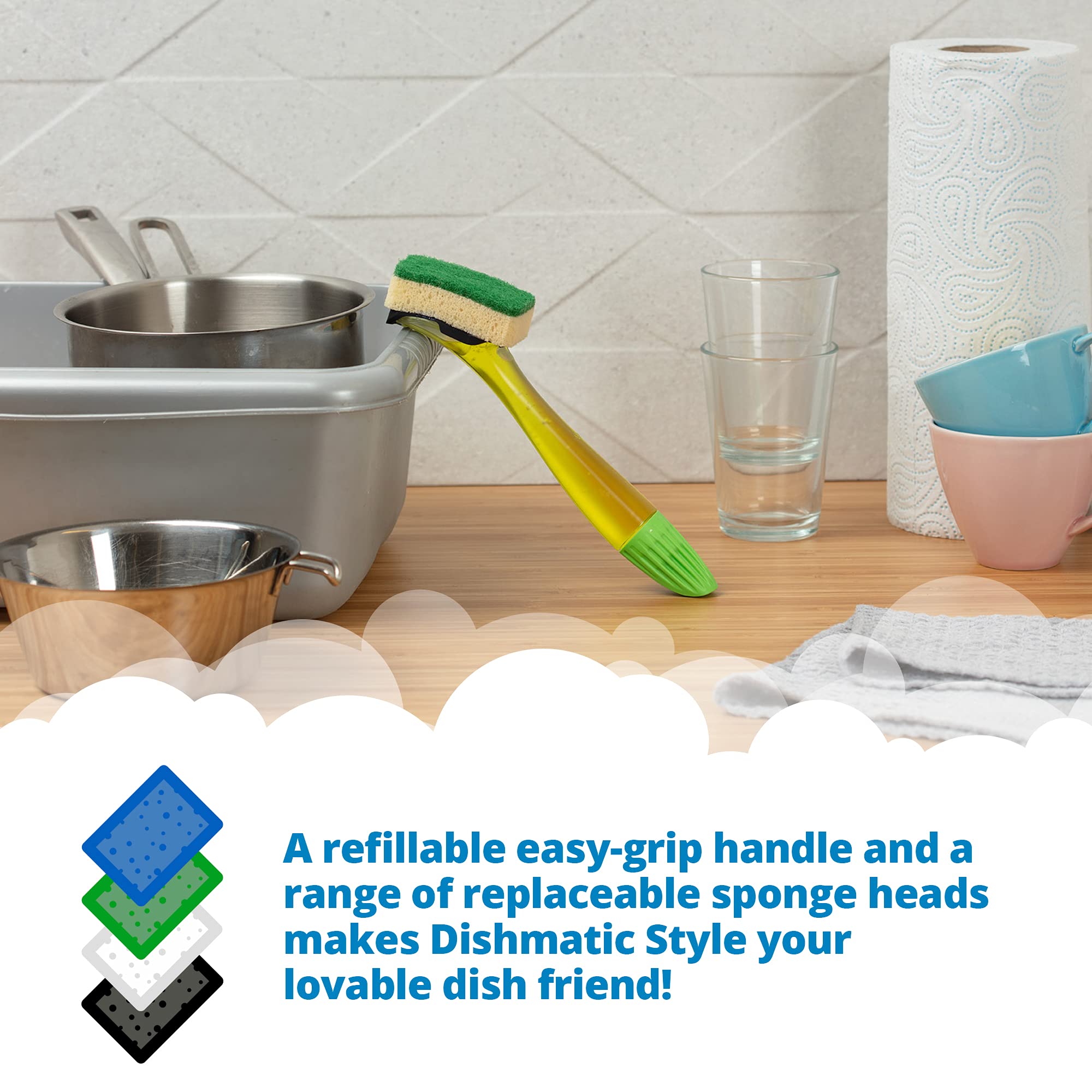 Easy Do Dishmatic Fill and Clean Durable Brush (Standard Size) 4