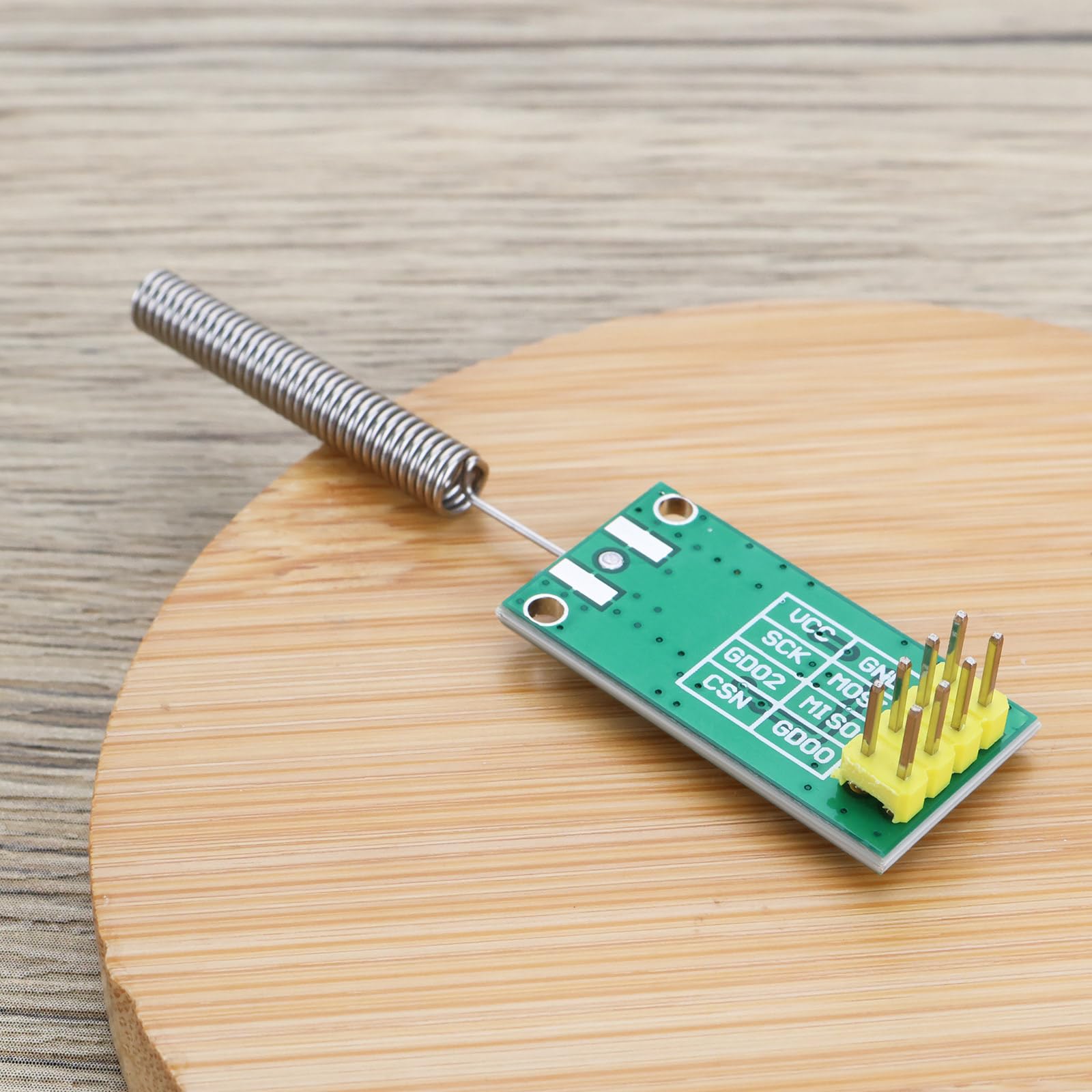 SING F LTD 2pcs CC1101 433Mhz Wireless Transceiver CUL Funk Module DC 1.8-3.6V 10mW USB FHEM Transceiver with Spring Antenna Compatible with A-rduino Compatible with Raspberry Pi 6