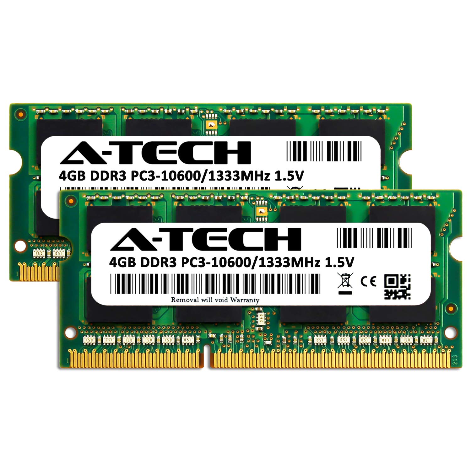 A-Tech 8GB Kit (2x4GB) RAM for Dell Latitude E6520, E6510, E6420, E6320, E6220, E5520, E5420 Laptop | DDR3 1333 MHz SODIMM PC3-10600 Memory Upgrade 2