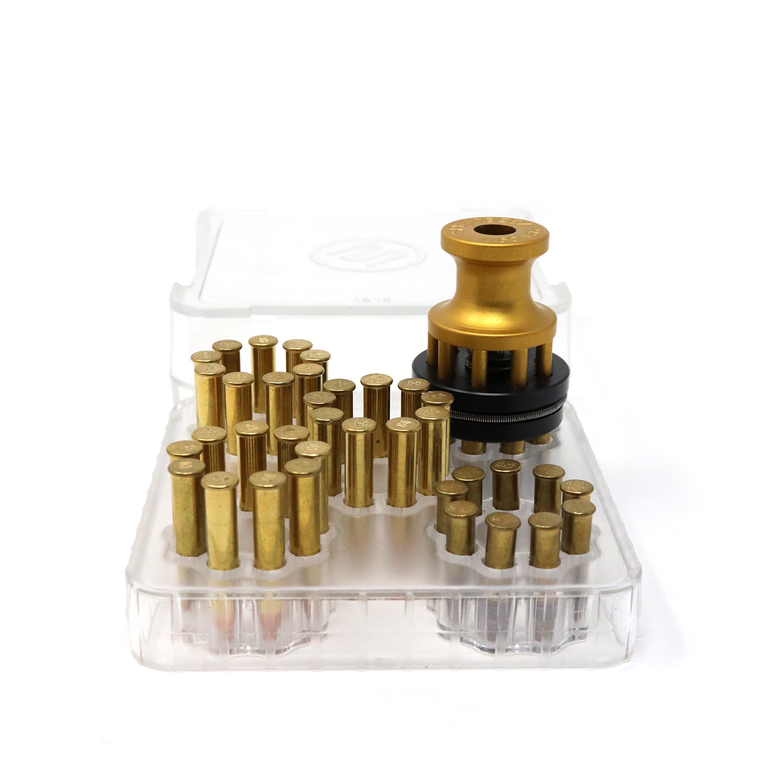 MakerShot Revolver Range Loading Block, compatible with .22 WMF / .22 LR, 9 shot - Type 2 4