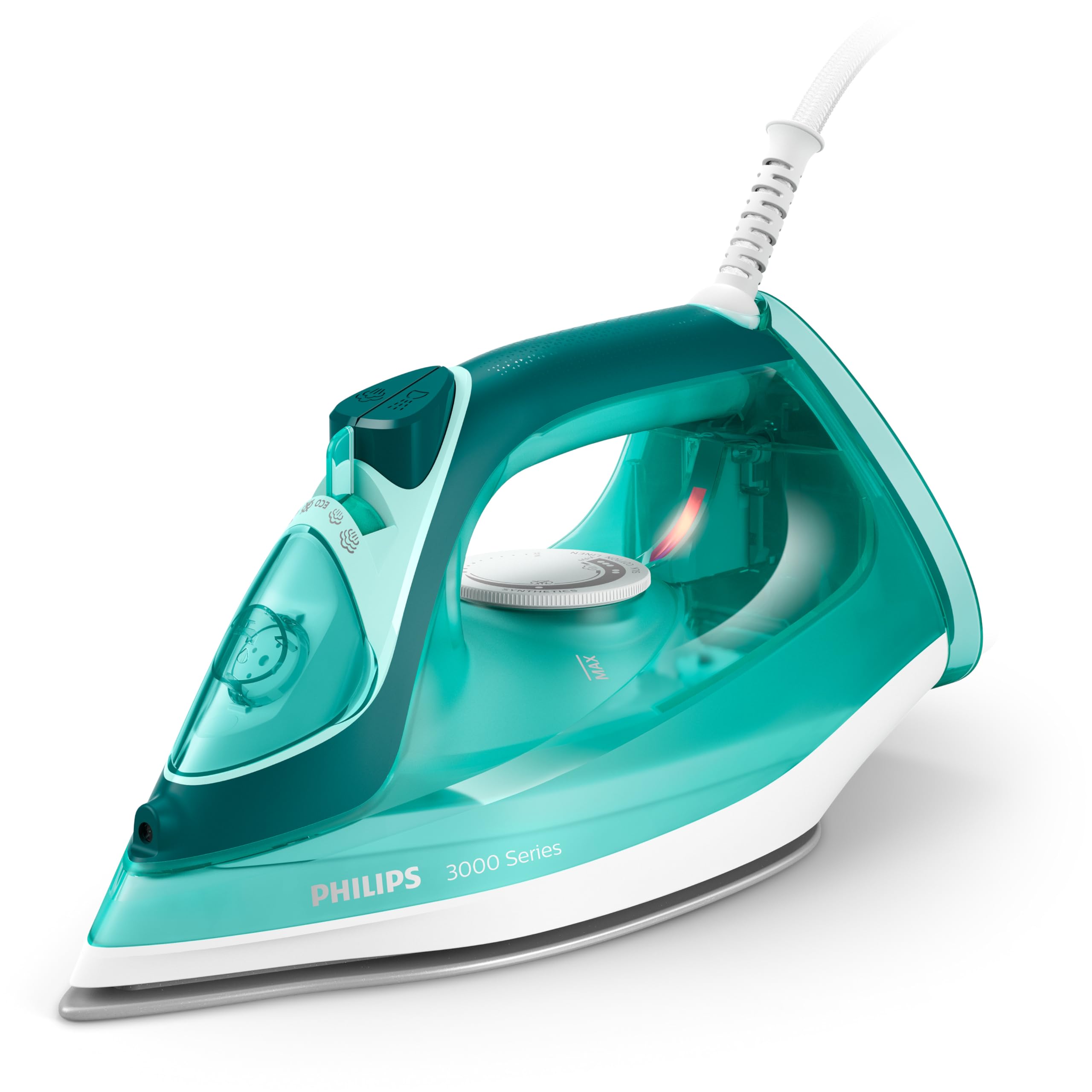 Philips Speed Pro DST3030/70 Steam iron 2400 W Green World's No.1 Ironing brand, 40g/min Steam with 180g Steam Boost Ceramic Soleplate with Auto Shut-off & Drip Stop Technology, Large 300ml Water Tank 1