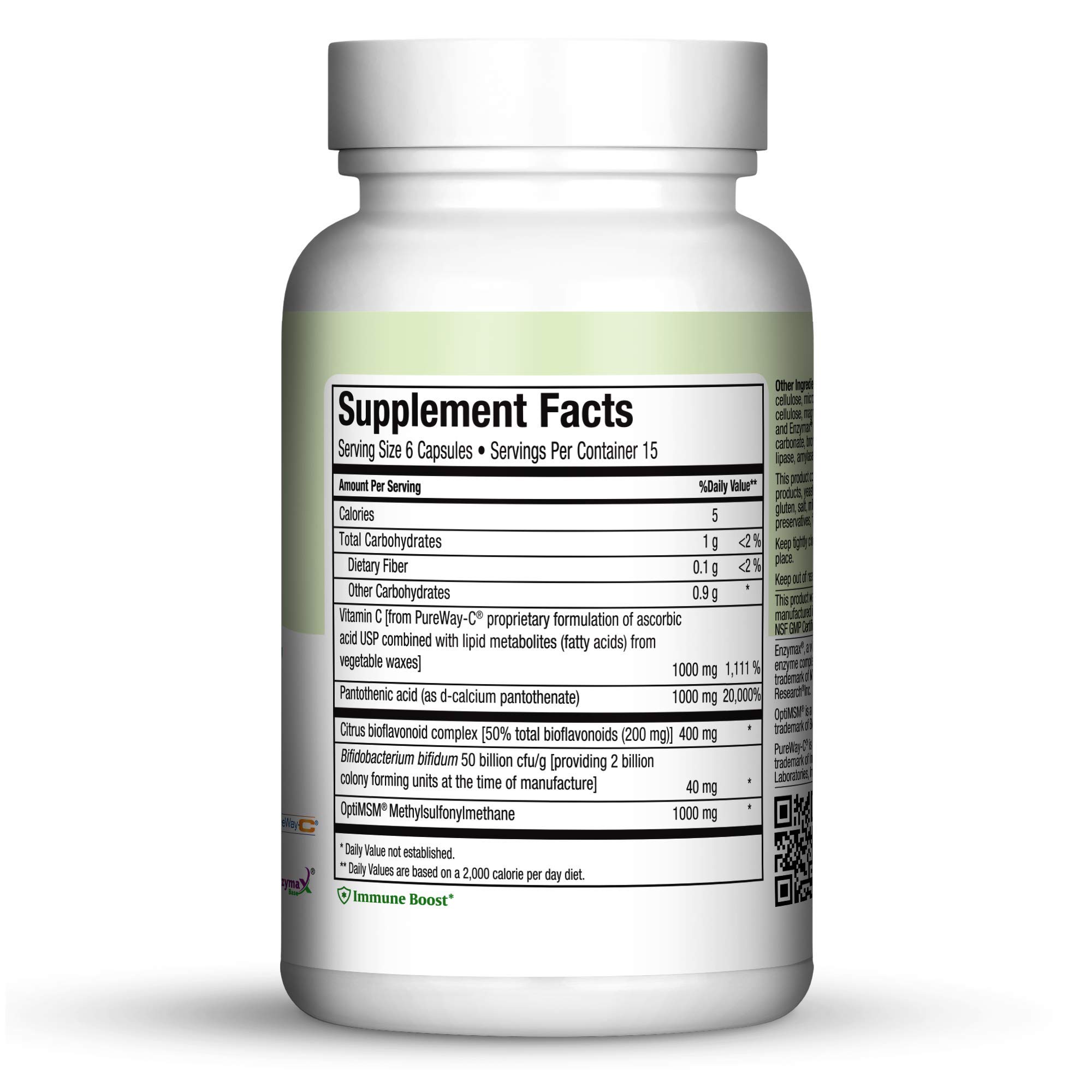 Maxi Health Allergy Support Vitamin C with MSM Sinus & Nasal Health, 90 Count 3