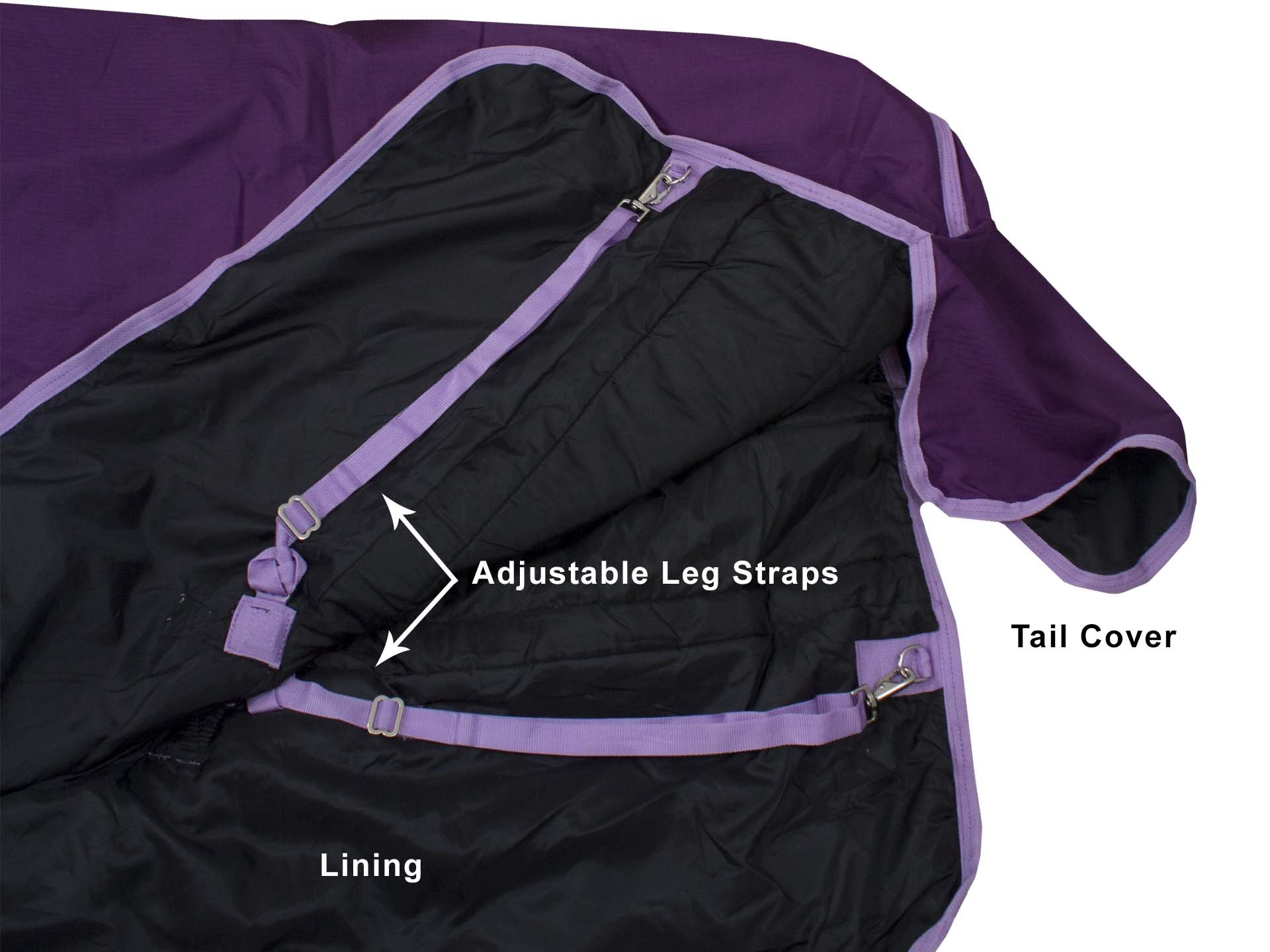 Derby Originals Classic Winter Horse Turnout Blanket 600D Medium Weight 4