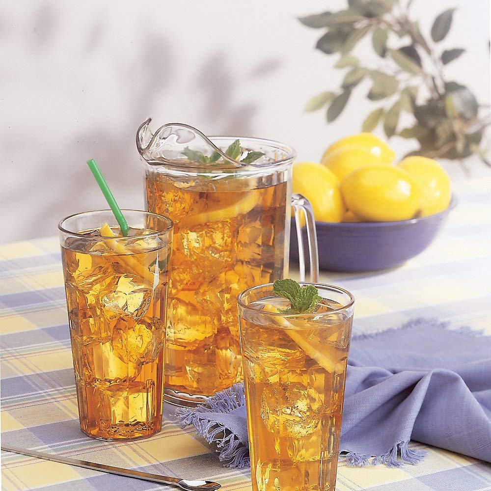 Cambro NT10152 Newport Clear 10 Oz. Fluted Tumbler - 36 / CS 3