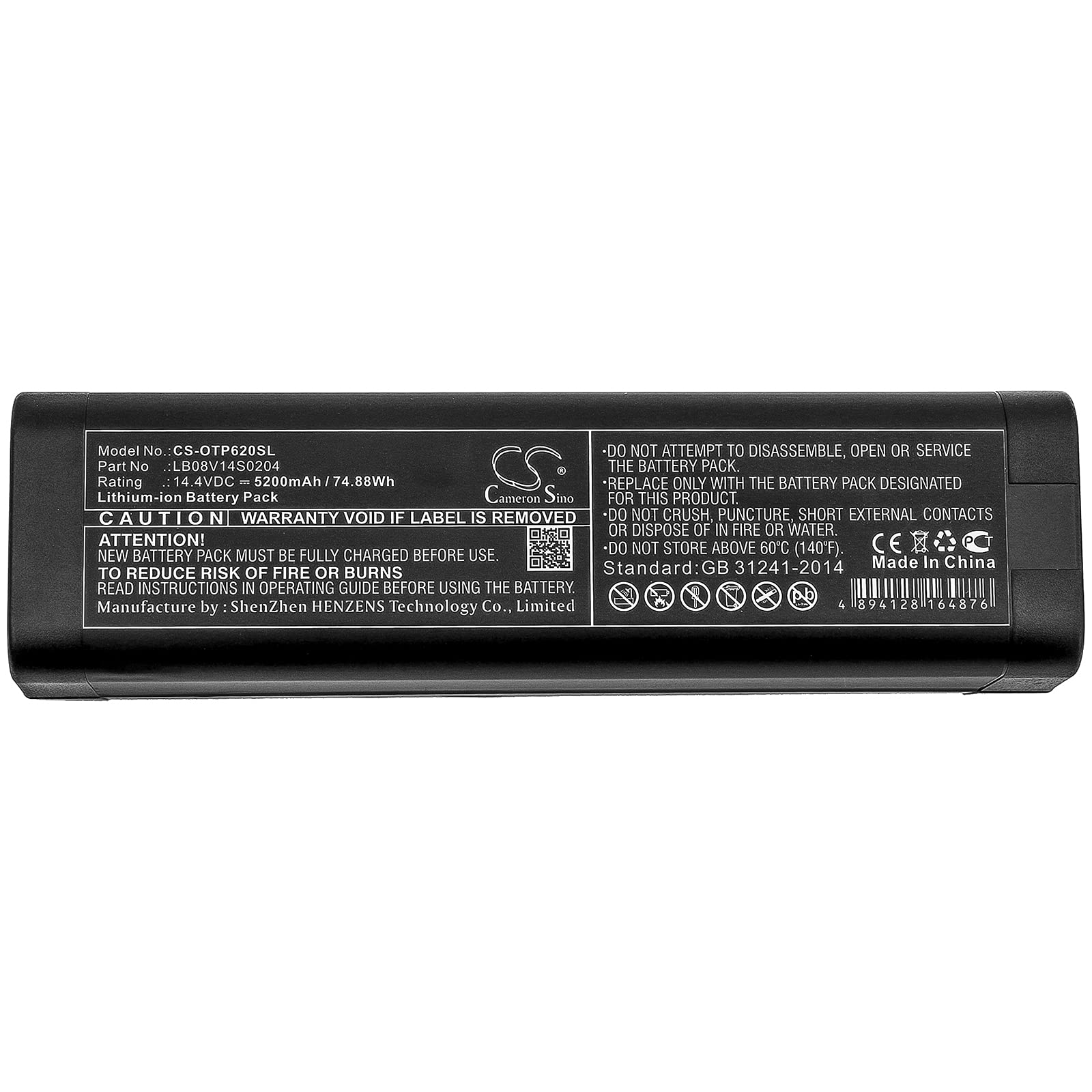 ETTBC Compatible with Battery for OPWILL LB08V14S0204, OTP6200, OTP-6200 (5200mAh) 5