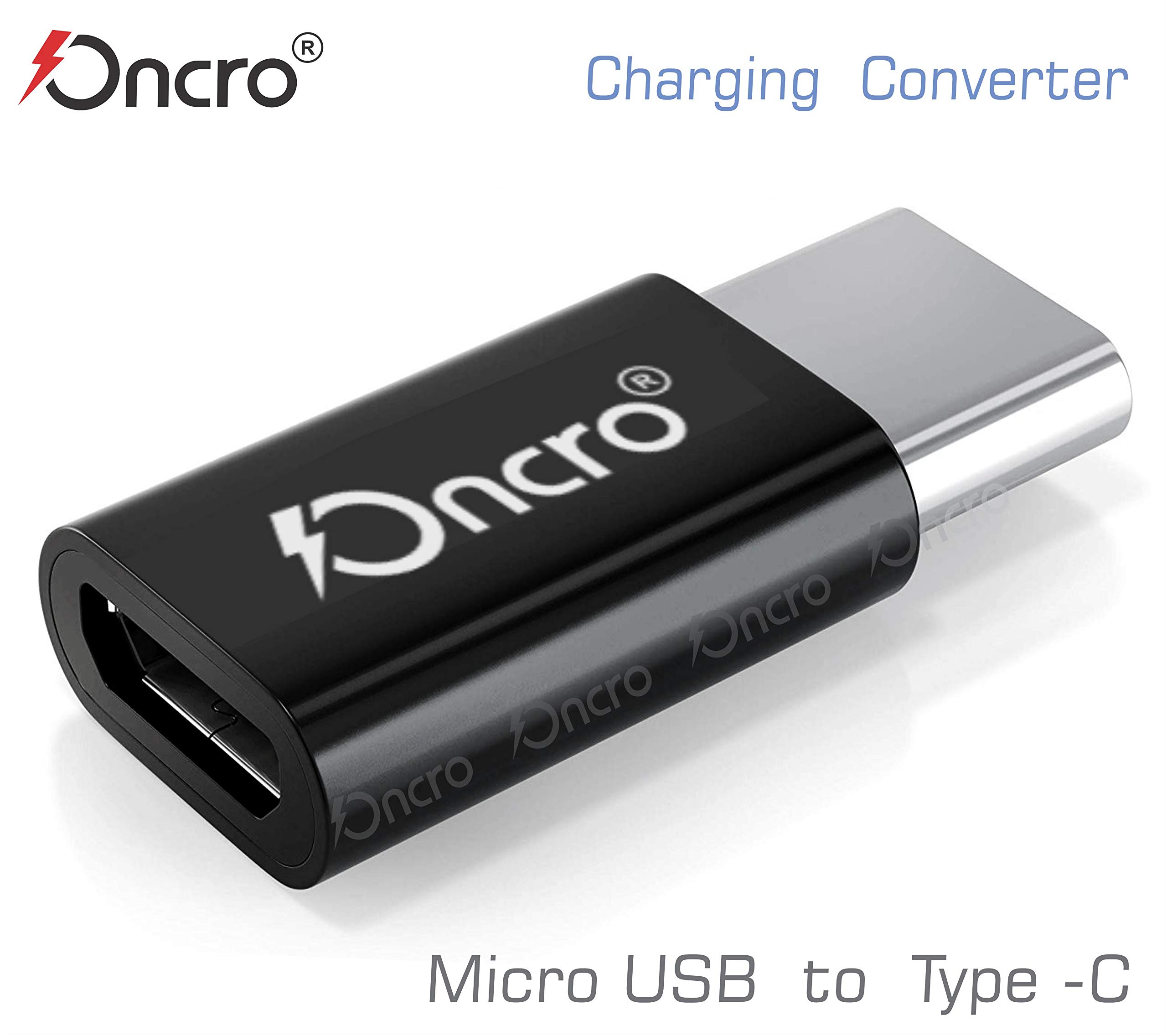 ONCRO® Micro 3.1 USB to Type C High Speed Charging Connector Adapter for OnePlus 7 pro, 7, 6, 6t, 5, 5t and All Type C Smartphones (No Data Transfer) 6