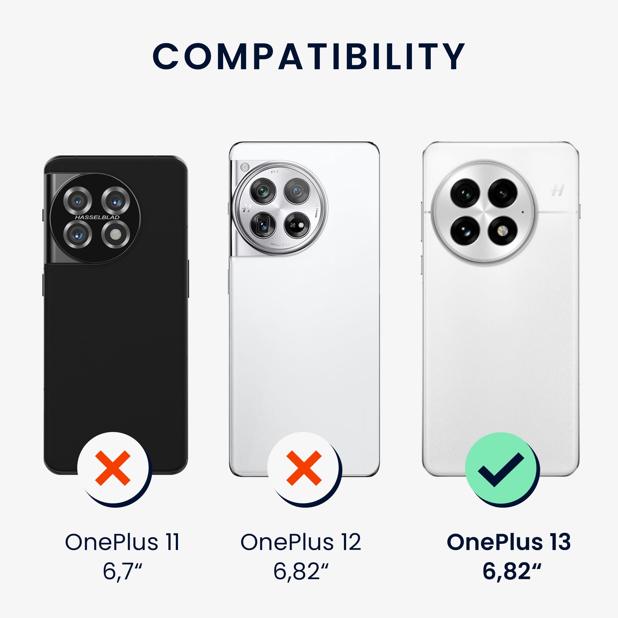 kwmobile Case Compatible with OnePlus 13 Case - TPU Silicone Phone Cover with Soft Finish - Forest Green 3