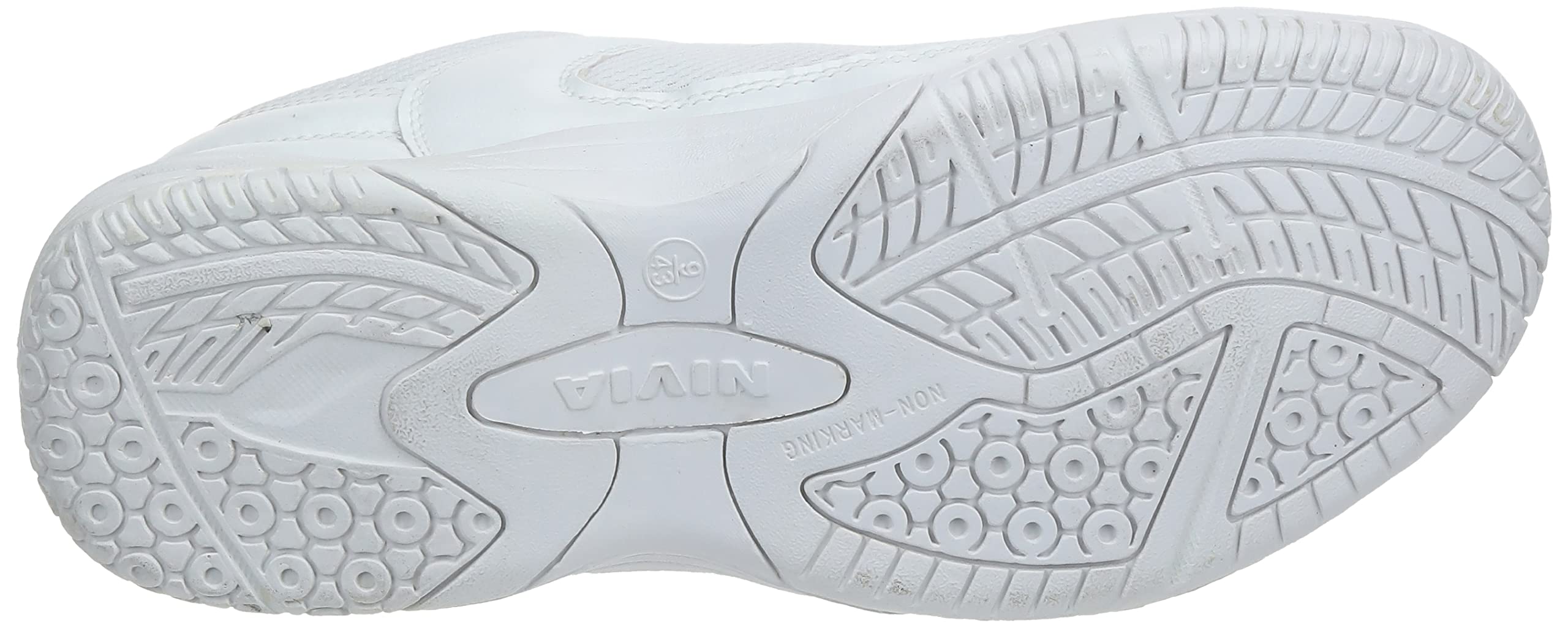 Nivia School Shoe for Kids/Durable/Anti-Skid/MESH with Superlight Lightweight Formal Shoe- SIZE-06 (White) 6
