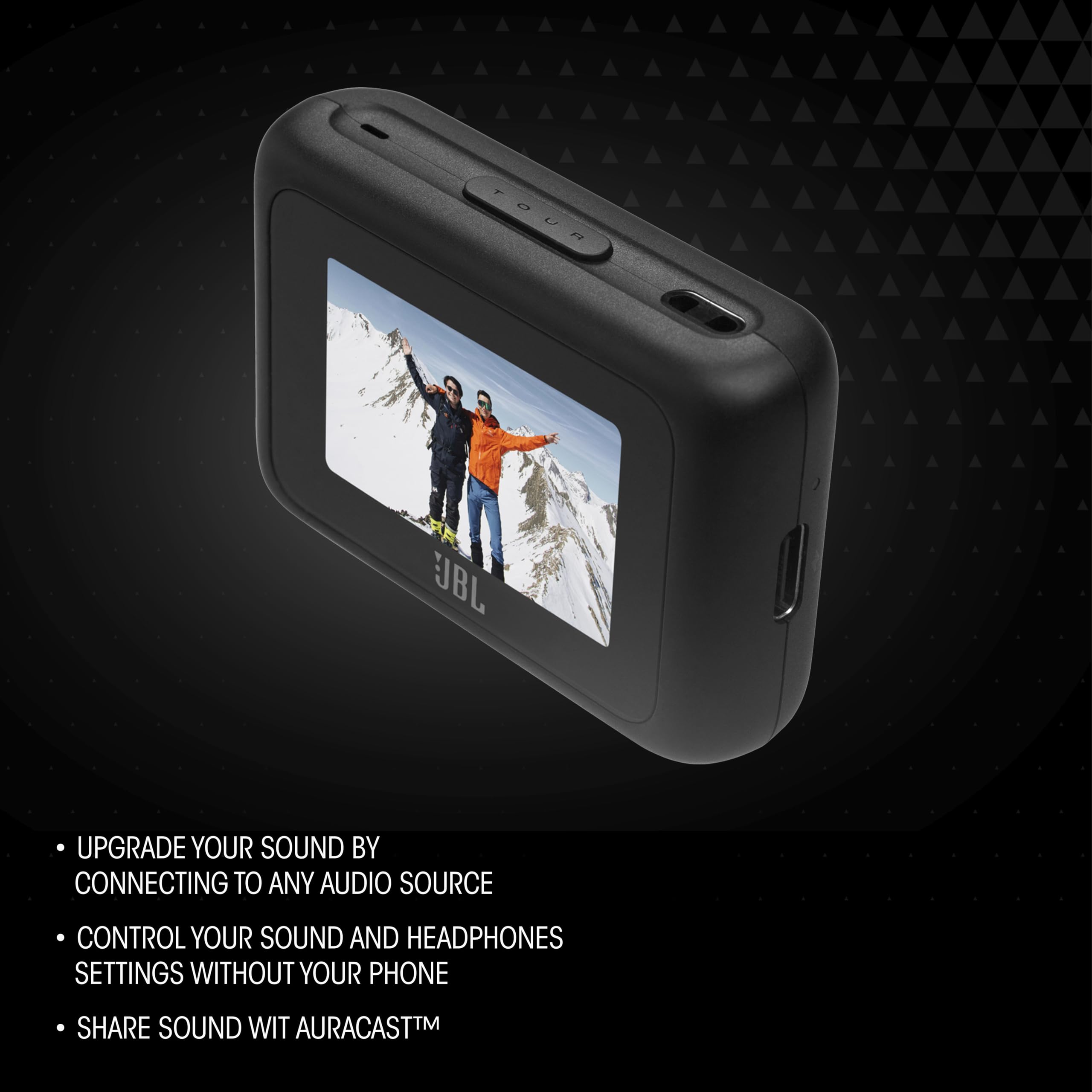 JBL Tour One M3 Smart Tx - Wireless Over-Ear Noise Cancelling Headphones with Smart Transmitter, Hi-Res Audio (3.5mm or USB-C), Spatial 360 Sound with Head Tracking & 70Hrs of Playback (Blue) 4