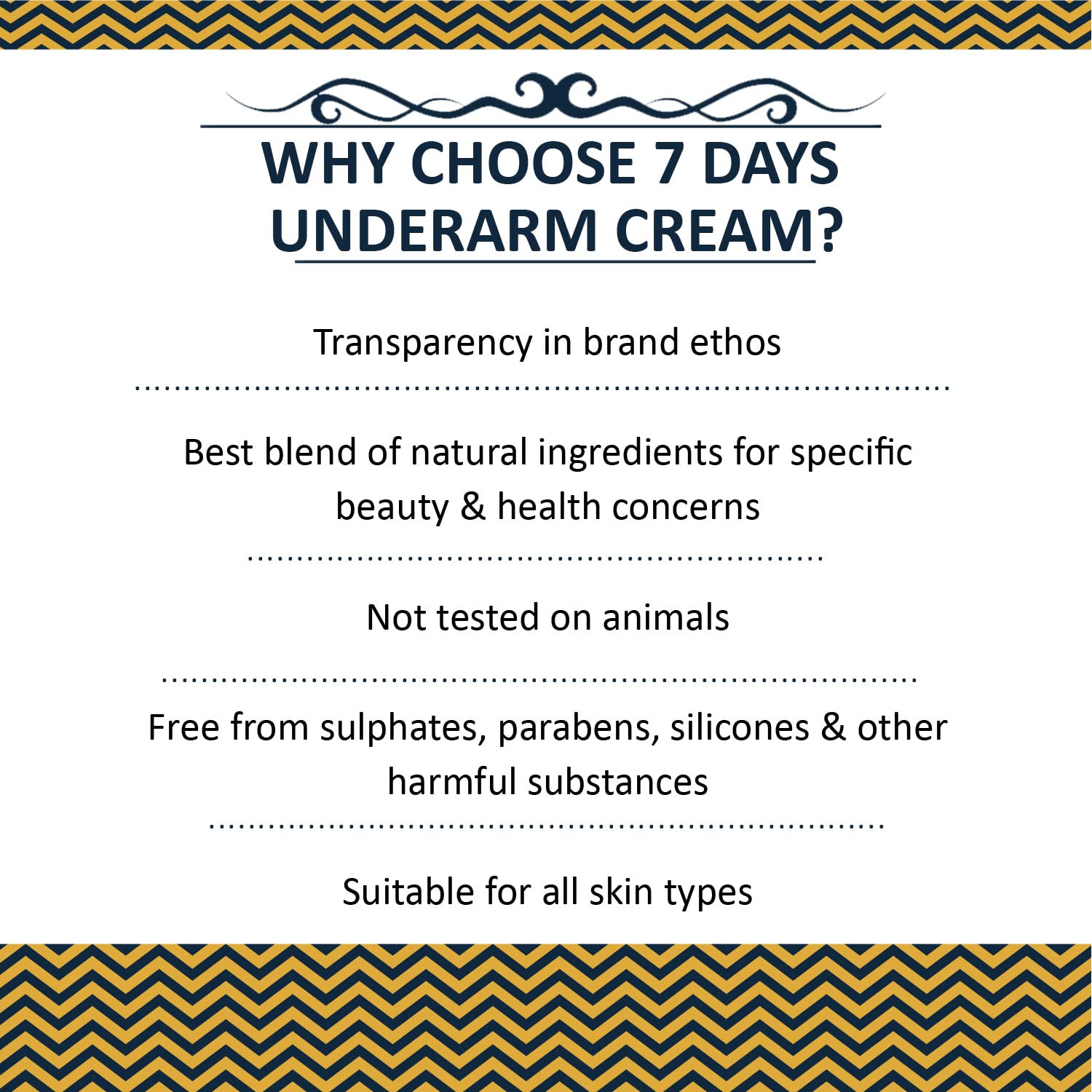 7 Days Dark Underarm Whitening Cream, For Even Toned & Patchy Underarms with Natural Ingredients, Remove Black Spots & Warts – 100g 6