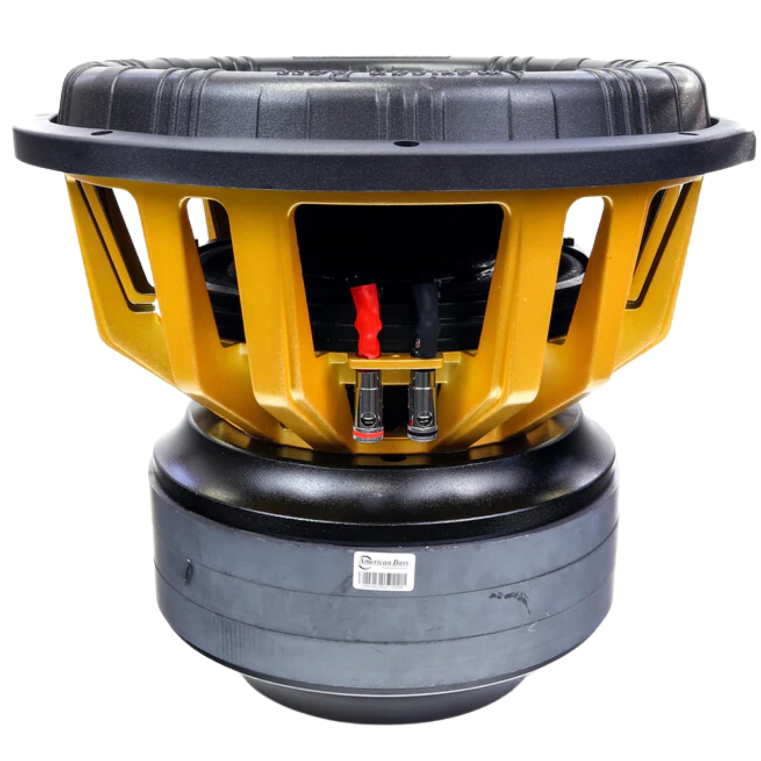 American Bass 12"" King Subwoofer 2 Ohm 15000 Watts 6500 watts RMS KING-12D2, orange 3