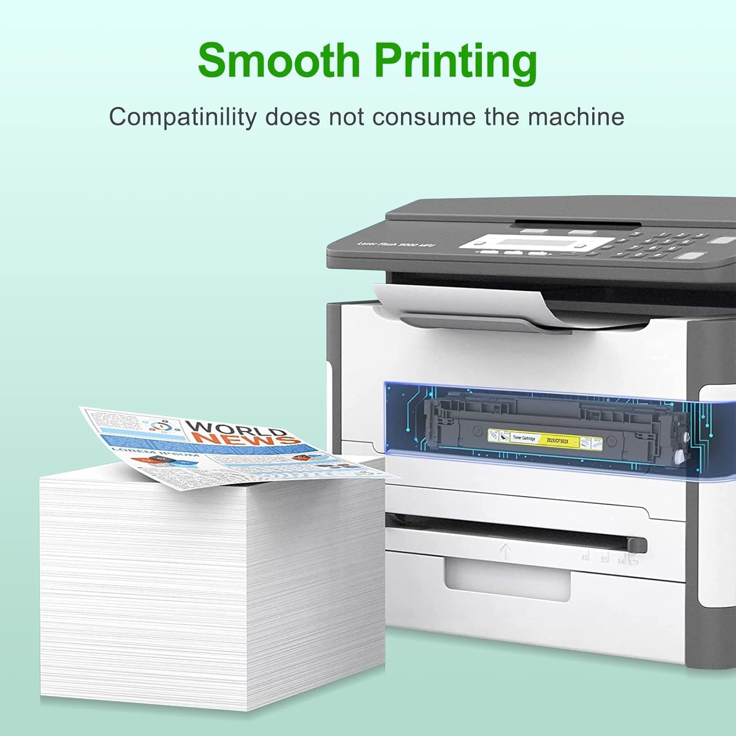 SINOPRINT 307A Toner Cartridge Black Compatible with HP 307A CE740A Toner Cartridges Use for Color Professional CP5225 CP5225n CP5225dn Printers(1 Pack Black) 6