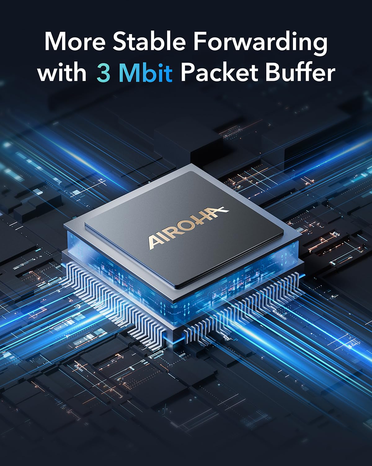 Cudy GS105 5-Port Gigabit Unmanaged Ethernet Switch, 10/100/1000Mbps RJ45 Ports, Desktop or Wall Mount, Energy Saving, Plug & Play, Fanless Metal Design 4