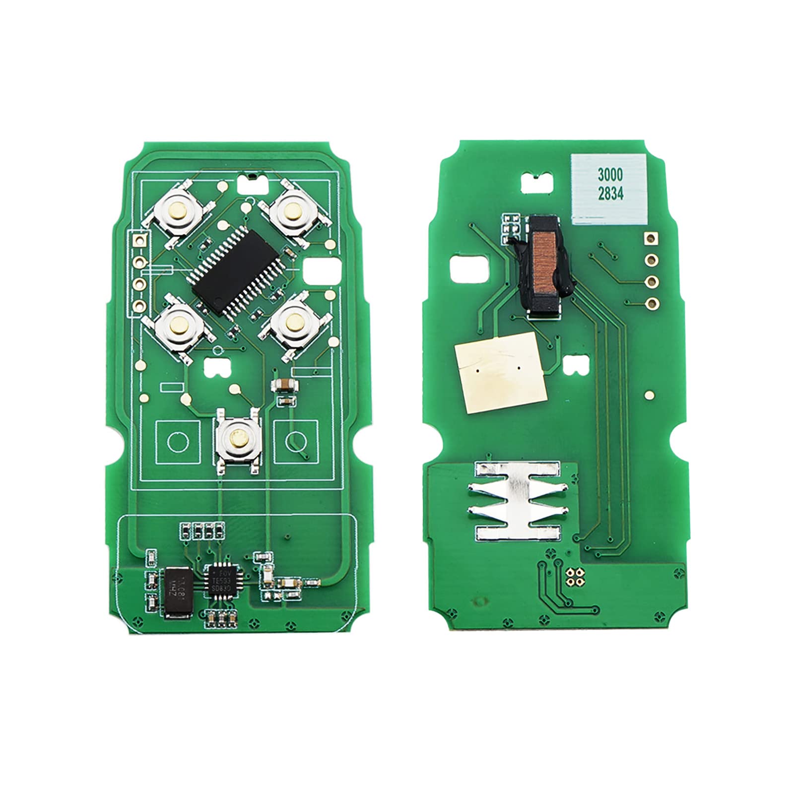 2 Keylessbest Replacement for 2014 2015 2016 2017 Volvo XC70 V70 V60 V40 XC60 S80 S60 Key Fob Remote Control KR55WK49264 5 Buttons 433MHz 6