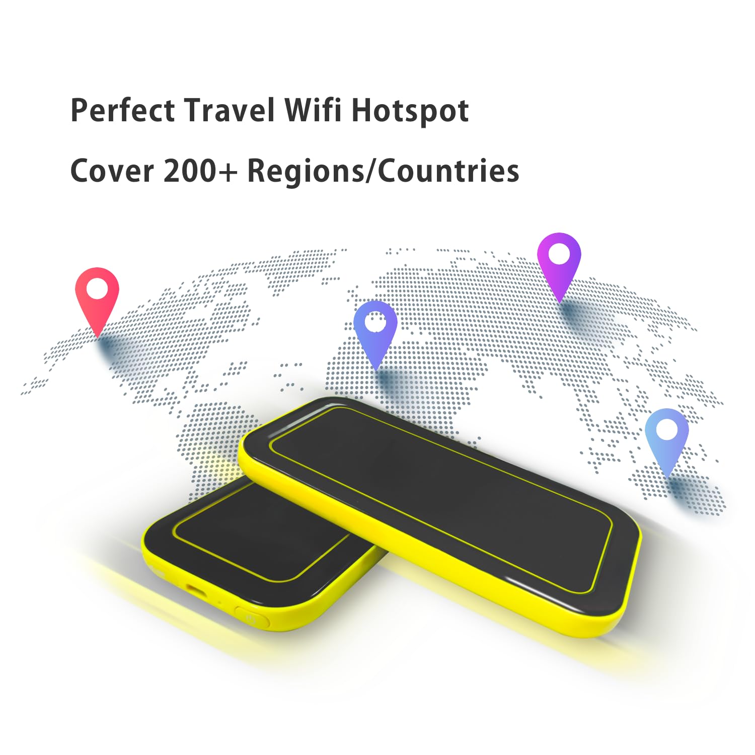 Mobile Hotspot Device Portable WiFi Hotspot for Travel International Coverage Router, Multi-Carrier Access, No Contract or SIM Card Required, Worldwide, Home (U.S. 20GB 1 Year Validity) 3