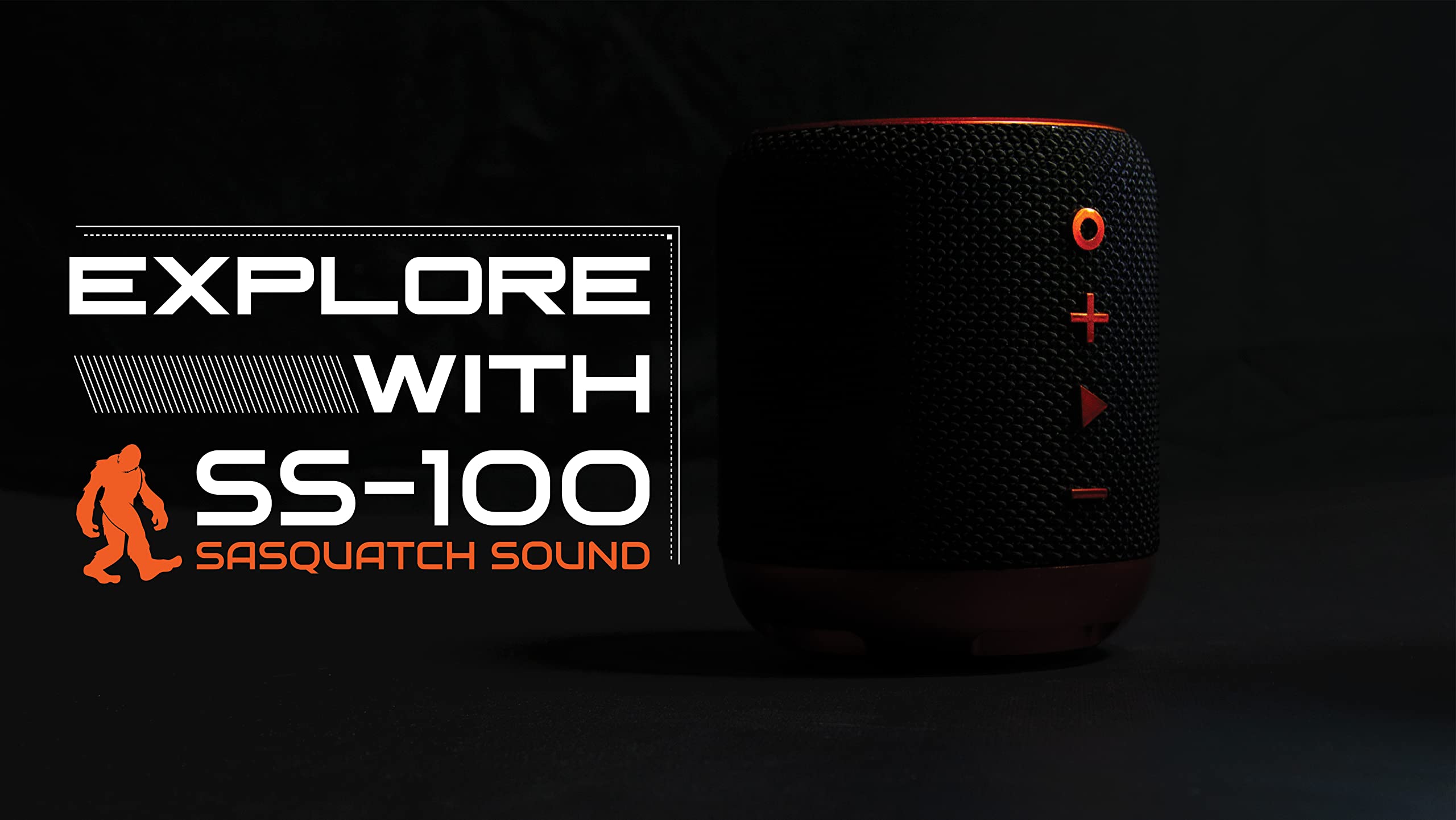 Zompers Pure-Hypr Audio SS-100 Sasquatch Sound Weatherproof Speaker | Portable Bluetooth Speaker | Powerful Bass, Built in FM Radio, Rugged, Hours of Enjoyment | White 5