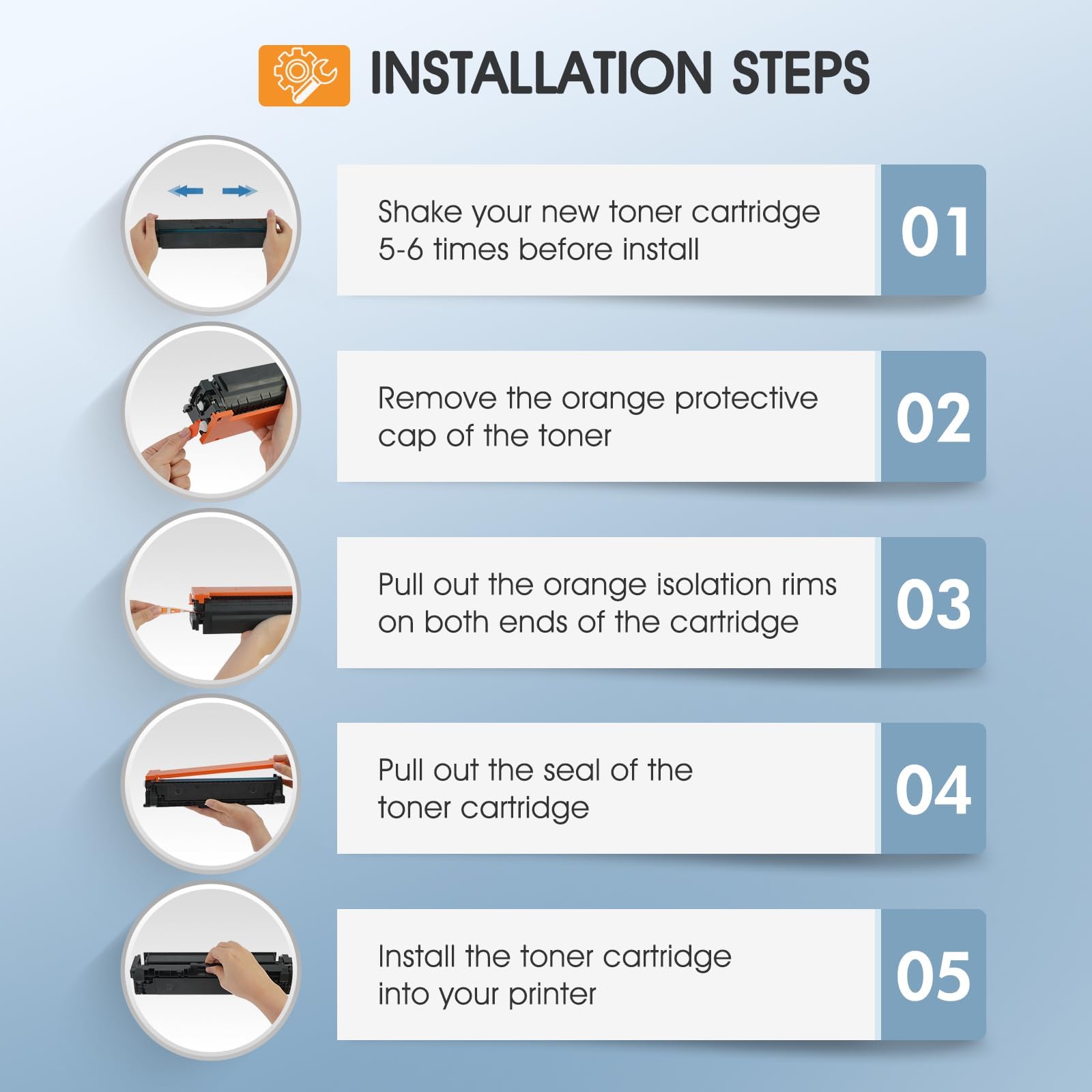 218X Toner Cartridges 4 Pack 3301fdw 3201dw 3301 218A Compatible for HP 218X 218A 218 Color LaserJet Pro MFP 3301cdw 3301sdw Printer Ink Set W2180X High Yield with Chip (Black Cyan Yellow Magenta) 6