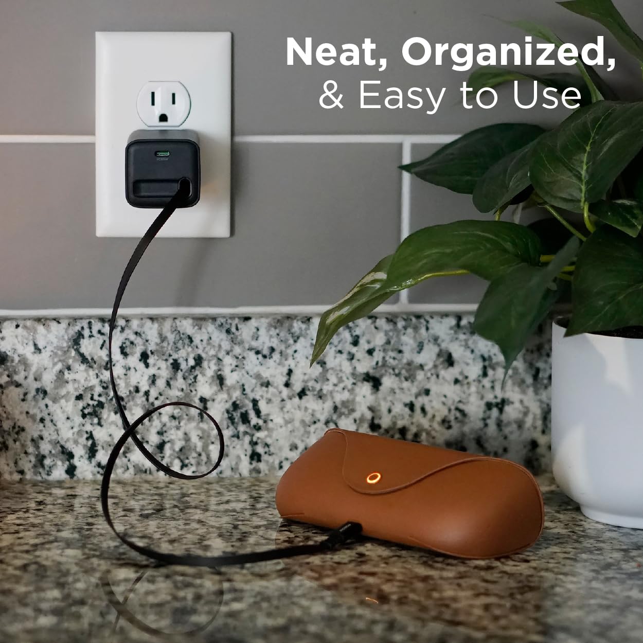 Limitless 65W GaN Wall Charger with 32" Retractable Type-C Cable 5