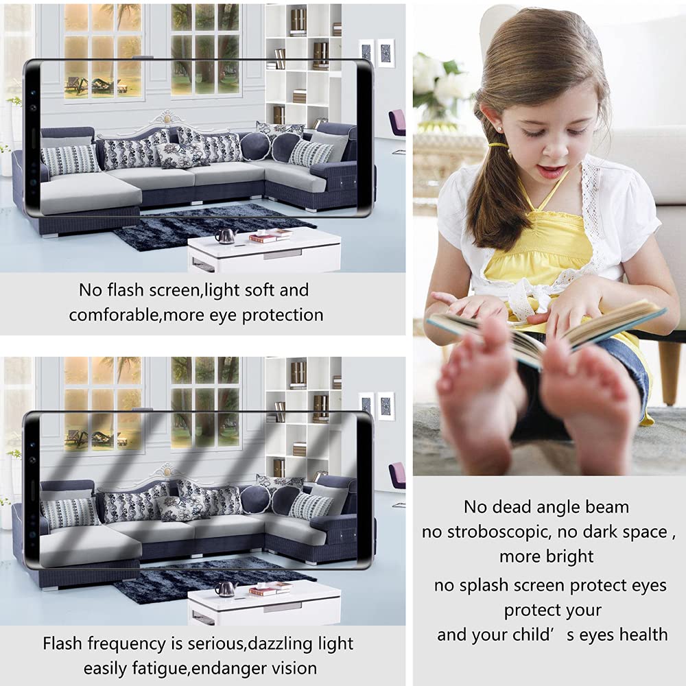 ZP 2 Pack Led Light Bulb 500W Equivalent 7500 Lumen 5000K E26/E27 Medium Base 60W led Bulb for Outdoor Indoor Lamp Area Garage Warehouse Workshop Street Backyard New Upgrade 2 Count (Pack of 1) 4