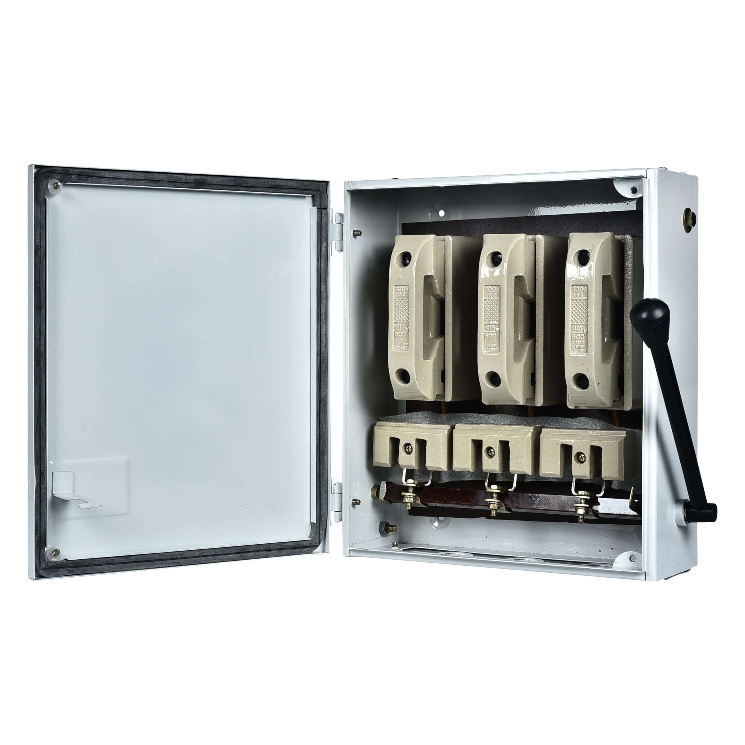 FTC 100Amp TPN 415V Side Handle Main Switch, MS-100 4