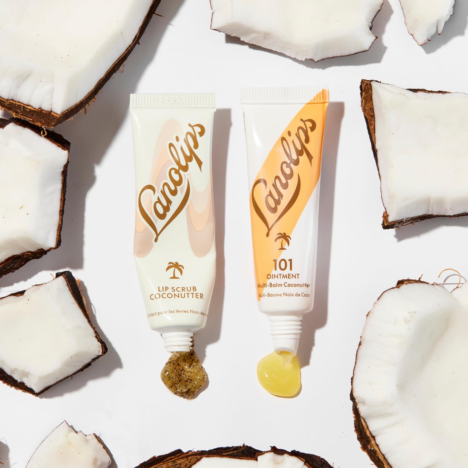 Lanolips Coconutter Lip Scrub & Lip Balm - Lip Rituals Lip Care Kit Infused with Pure Lanolin & Coconut Oil - Gently Smoothes and Hydrates Dead Skin (2 Count) 4