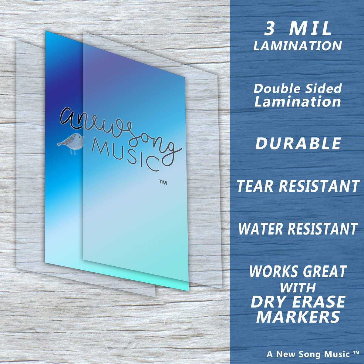 A New Song Music Laminated 4 String Bass 11x17 Instructional Chart Poster with Circle of 5ths Nashville Numbering System 3