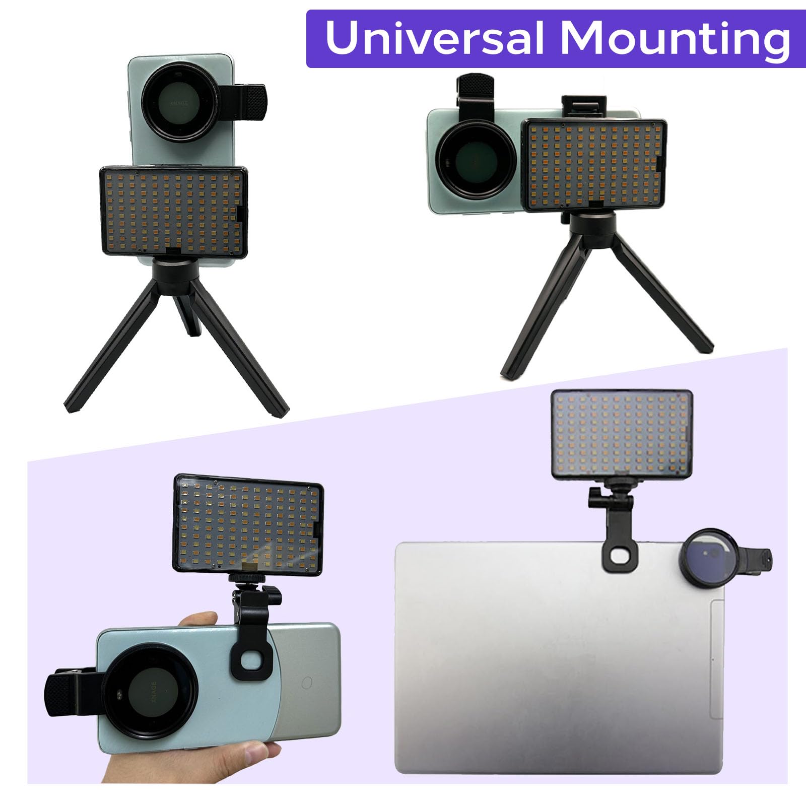 Tattoo Light Kit - Usiriy LED Tattoo Photography Video Lights with LED Beads and CPL Filter Lens Remove Photo Glare Tattoo Equipment and Supplies for Taking Tattoo Photos 6