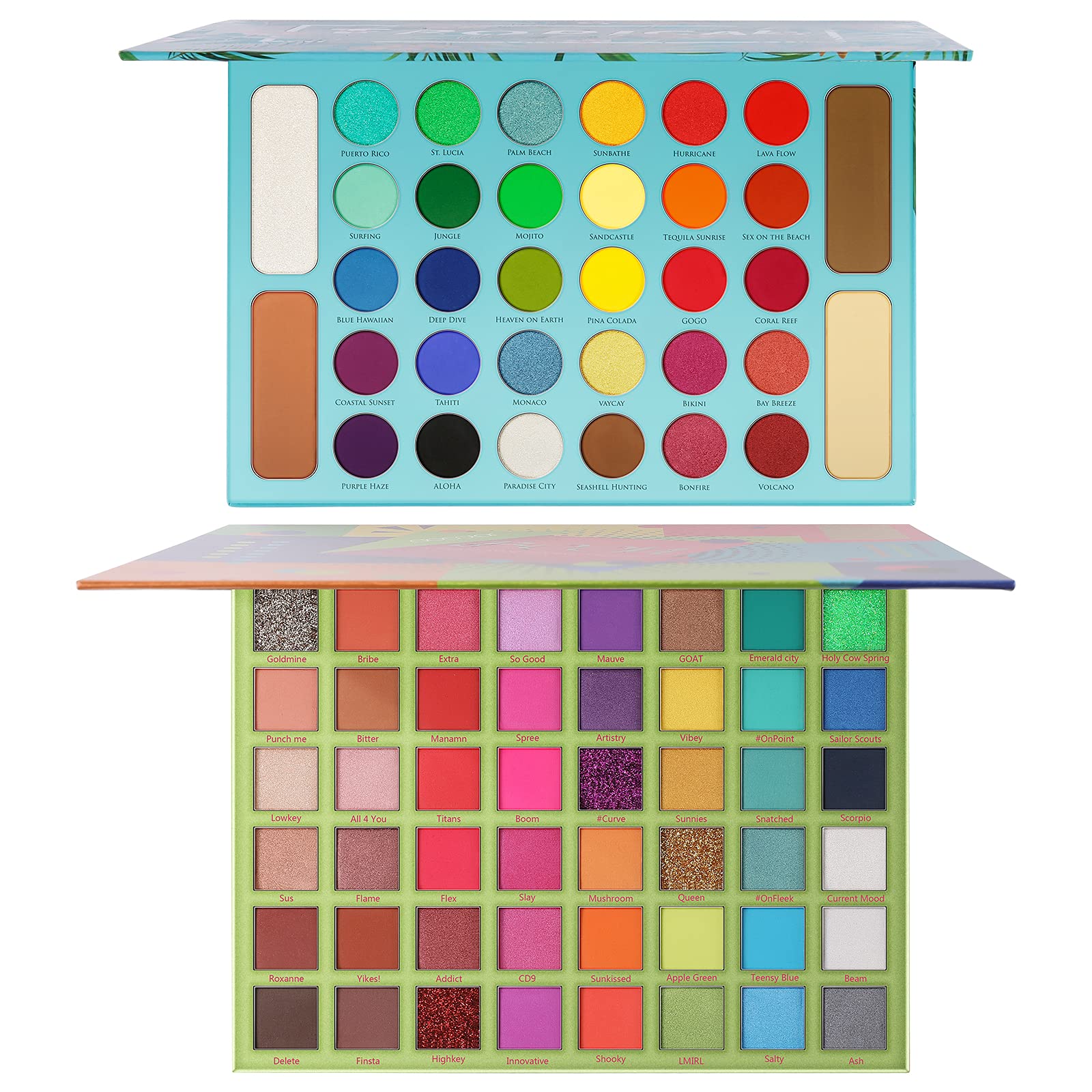 Docolor Eyeshadow Palette Eye Shadow High Pigmented Matte Glitter Shimmer Metallic Professional Long Lasting Waterproof Makeup Palette Powder Sparkle Smoky Cosmetic Shadow Pallet 1