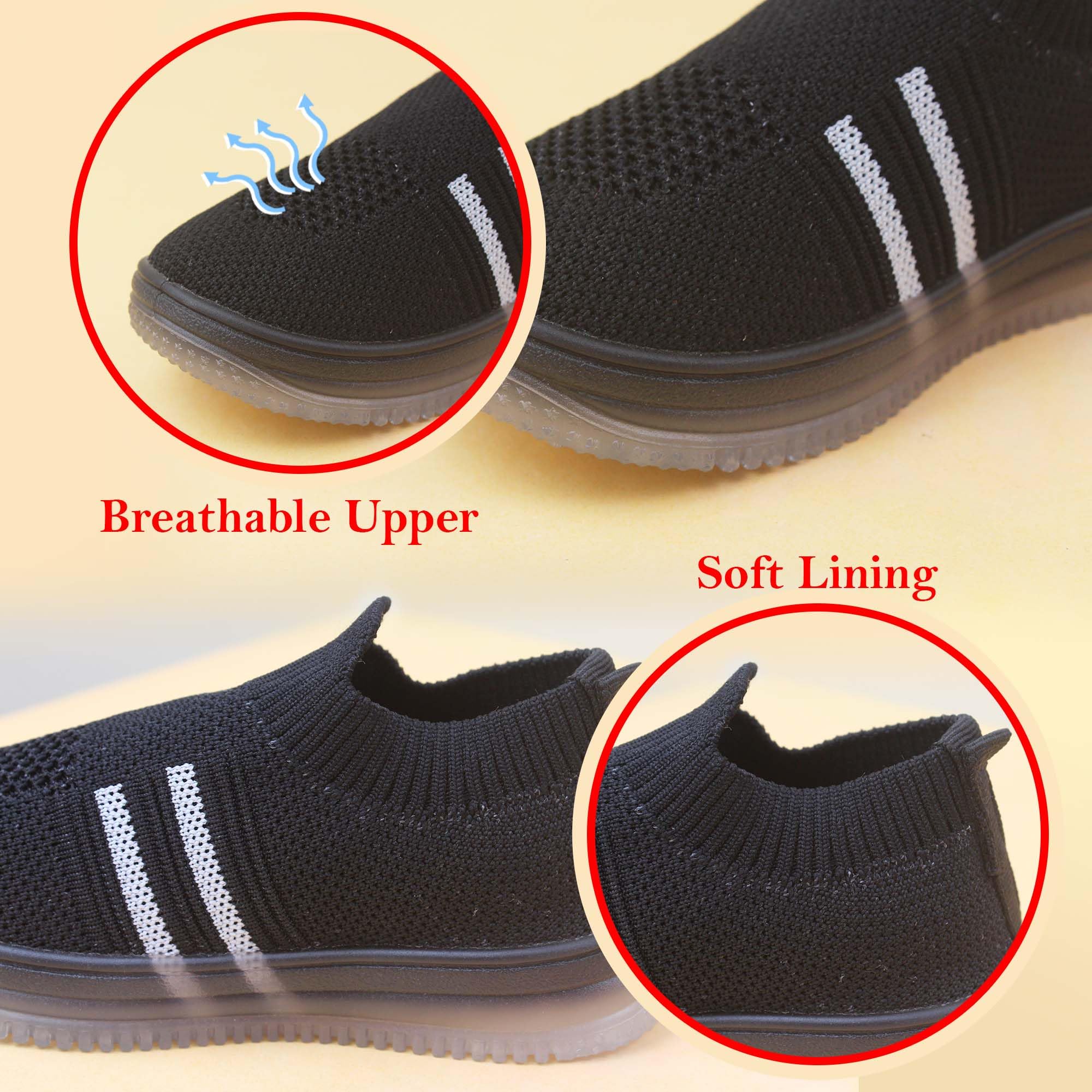 Kids Light Up Pull On Shoes Toddler Girls Boys Breathable Led Flashing Sneakers Running Shoes/Slip-on For Boys&Girls |Fashionable and Fun for Boys and Girls | Available in Toddler and Little Kid Size 5