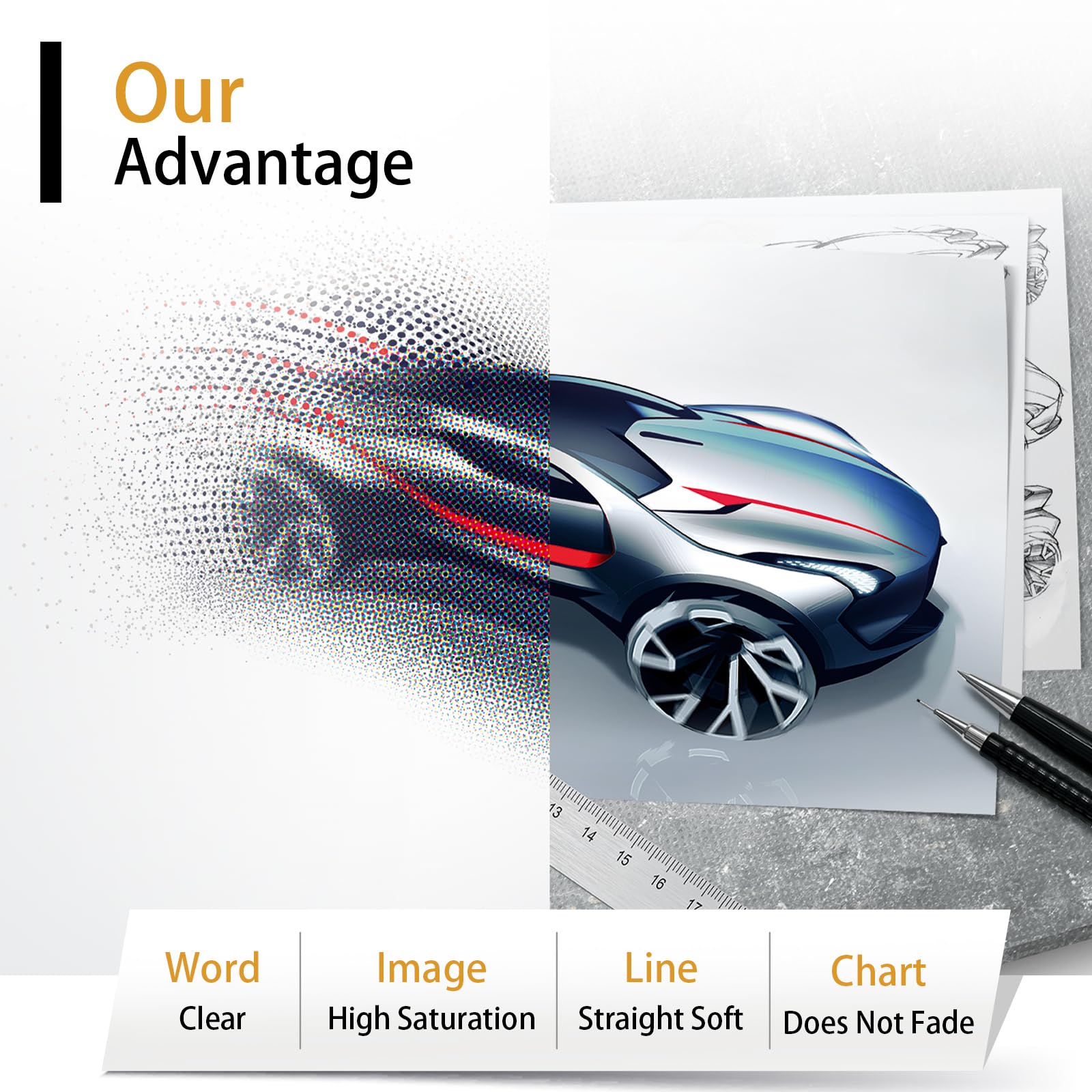 Wondrx Waste Toner Bottle Compatible with Ricoh IM C2000 C2500 C2510 C3000 C3010 C3500 C3510 C4500 C4510 C6000 C6010, 418425 D0BQ-6400 D0BQ6400 Toner Collection High Yield 101000 Pages (4 Pack) 6