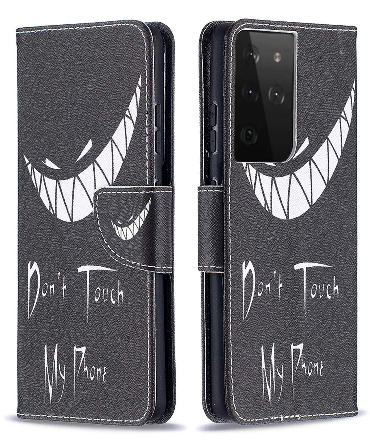 Galaxy S21 Ultra Wallet Case with Card Holder Slot Phone Cover for Samsung Galaxy S21 Ultra Case Wallet Leather Flip Case with Belt Clip Magnetic Stand for Samsung S21 Ultra Cases 360 Anti-Drop Shell
