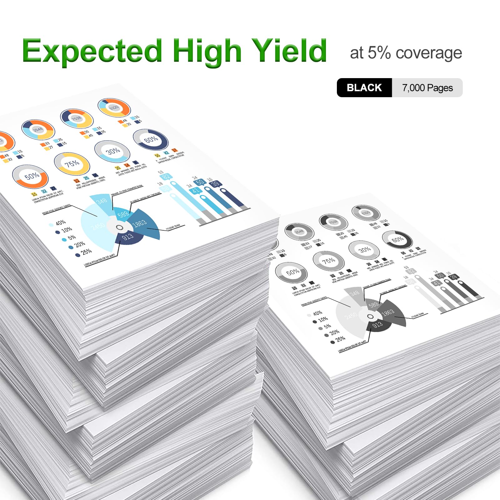 SINOPRINT 307A Toner Cartridge Black Compatible with HP 307A CE740A Toner Cartridges Use for Color Professional CP5225 CP5225n CP5225dn Printers(1 Pack Black) 4