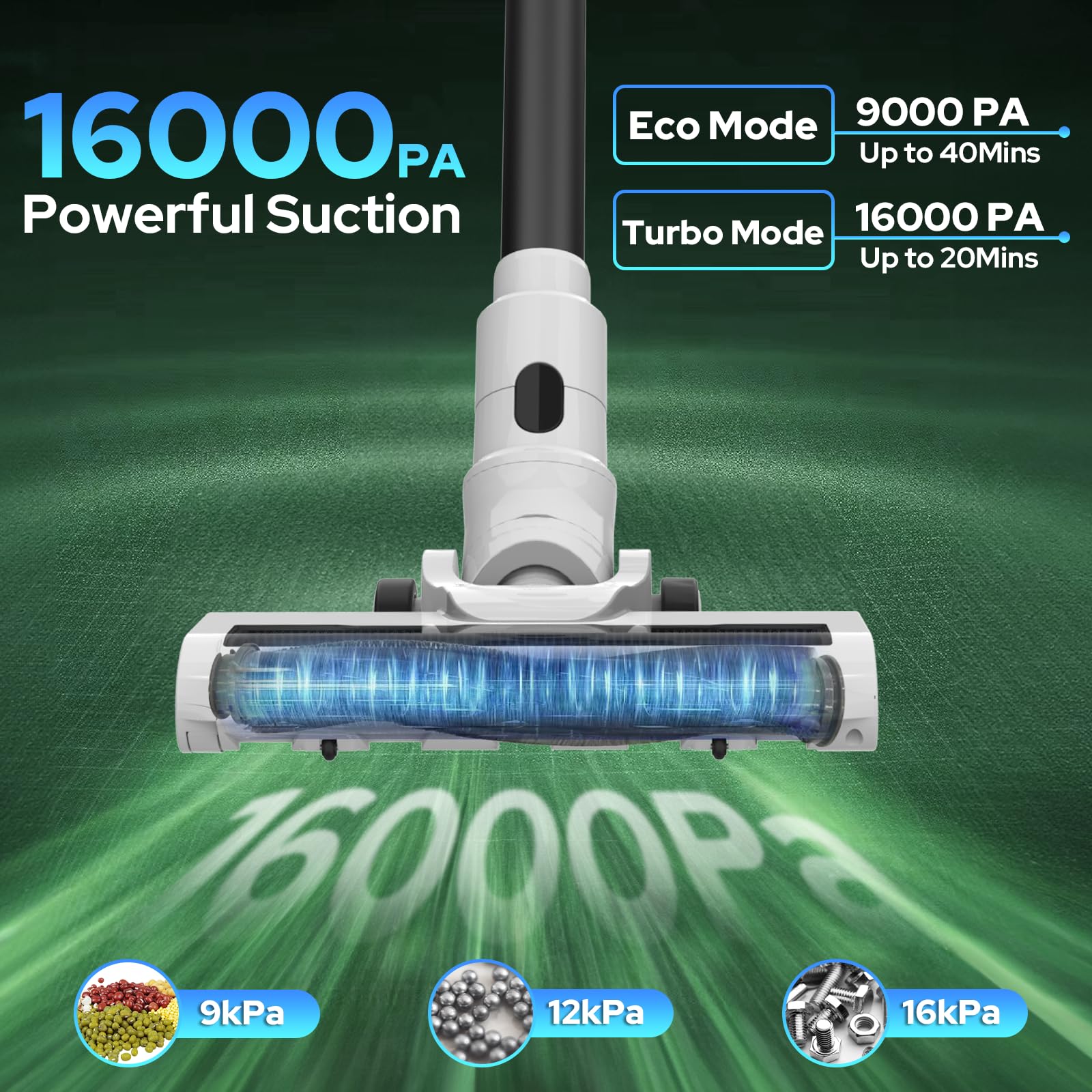 COSTAR Stick Vacuum Cleaner Cordless,Vacuum Cleaner for Home Use Wet and Dry,Sweep 3-in-1 Handheld Vacuum Cleaners,20W 16 Kpa Suction with Washable Filter Multi Nozzle for Sofa, Toys 5